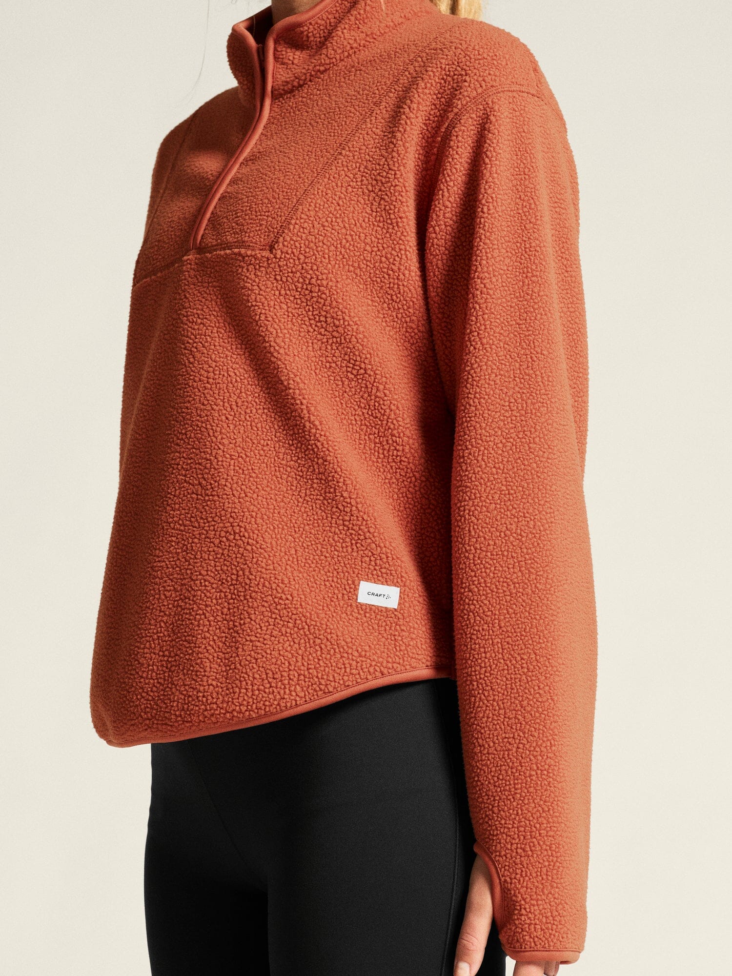 Women's Join Pile Fleece Half-Zip - Sequoia - Image 3