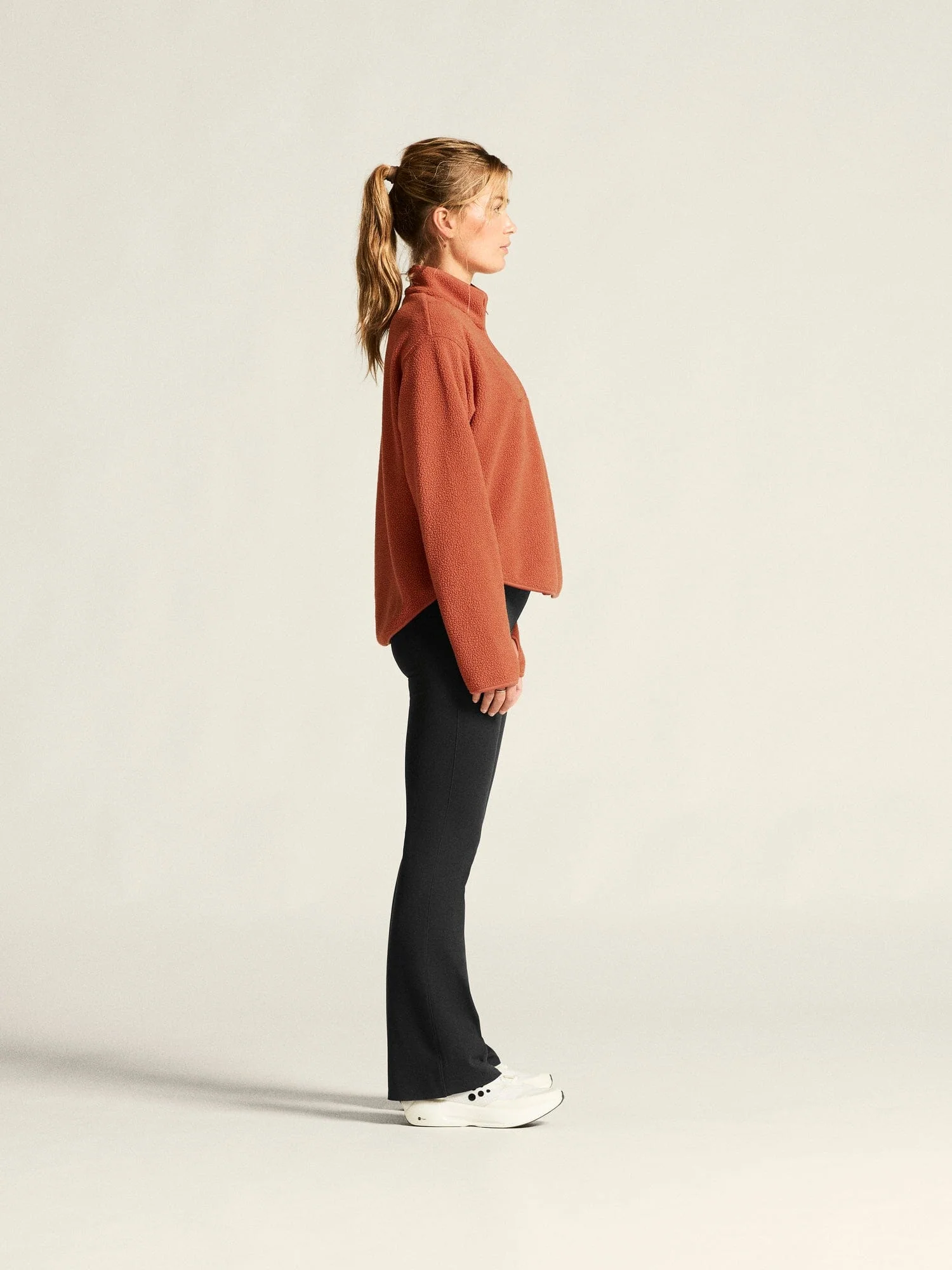 Women's Join Pile Fleece Half-Zip - Sequoia - Image 6