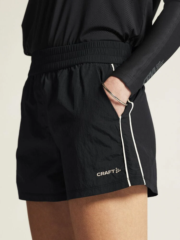 Women's Join Wind Shorts - Black - Image 3