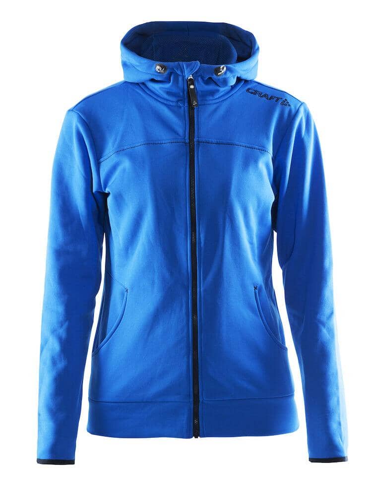 Women's Leisure Full Zip Hood - SWEDEN BLUE