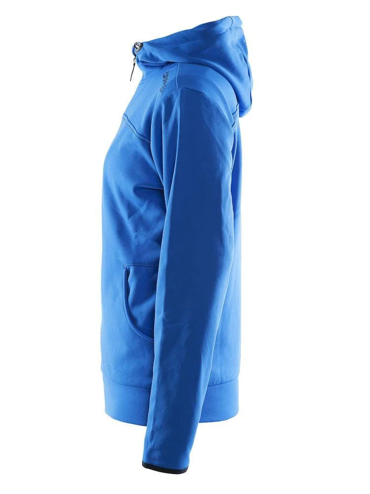 Women's Leisure Full Zip Hood - SWEDEN BLUE - Image 3