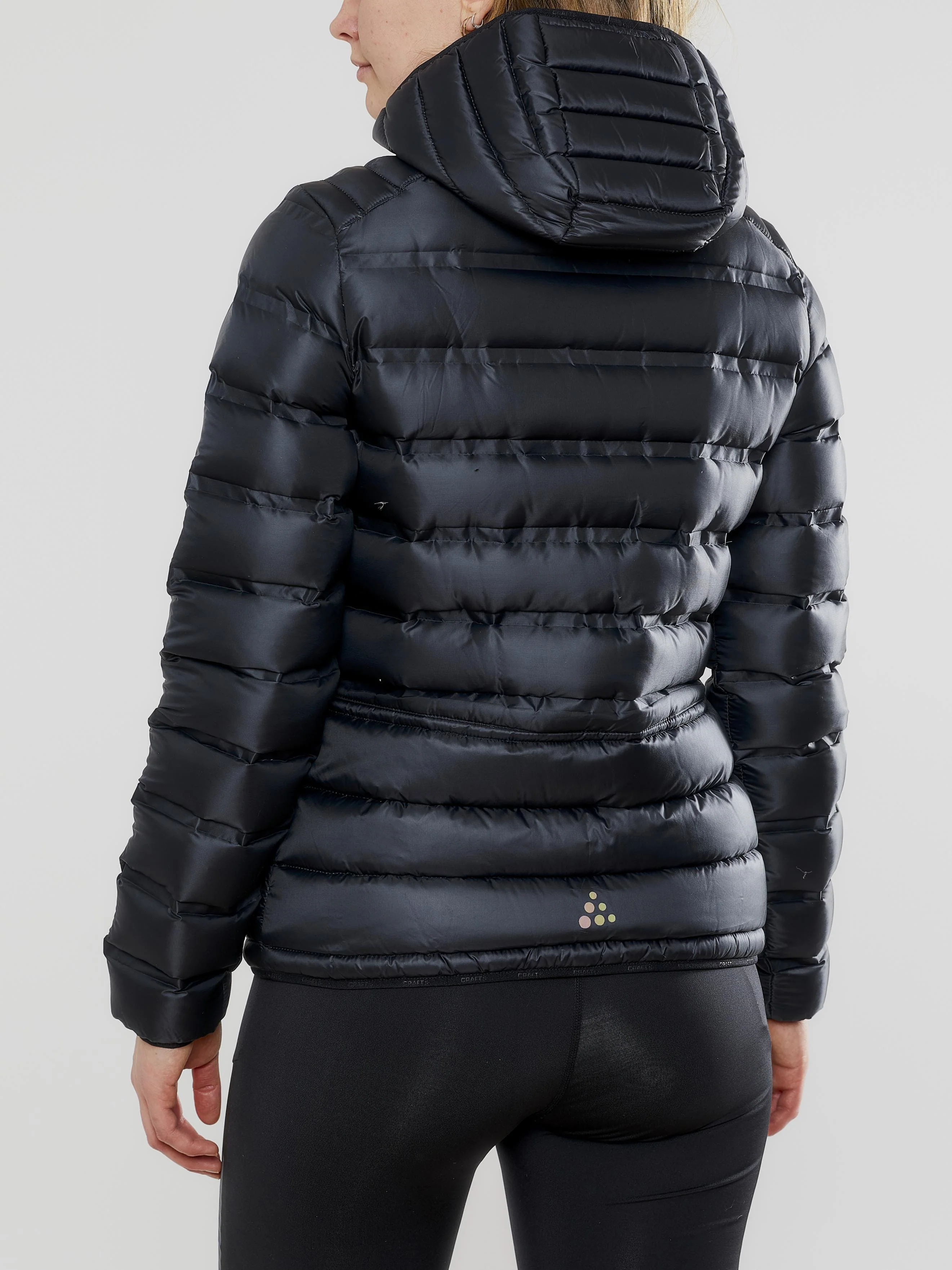 Women's Light Down Jacket - Black - Image 2