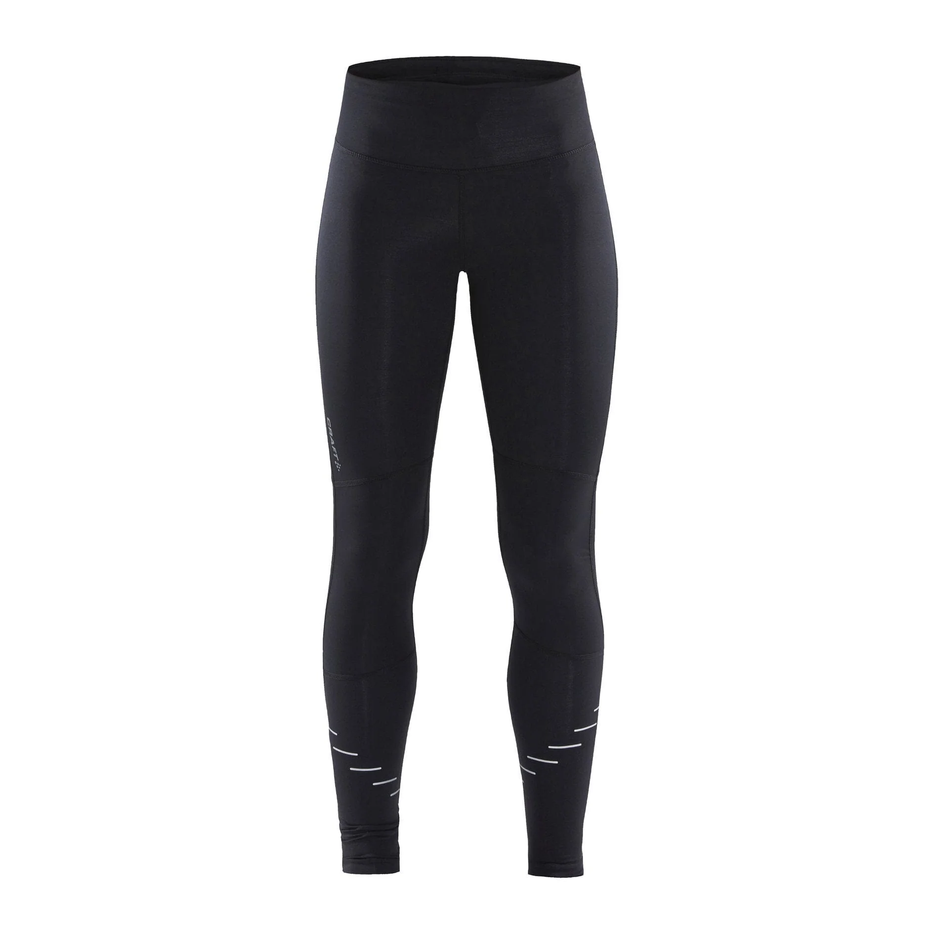 Women's Lumen Urban Run Tights - Black/Silver Reflective