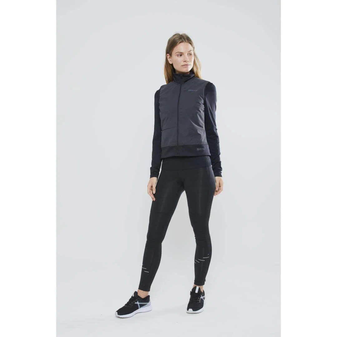 Women's Lumen Zubzero Body Warmer Vest - Black - Image 10