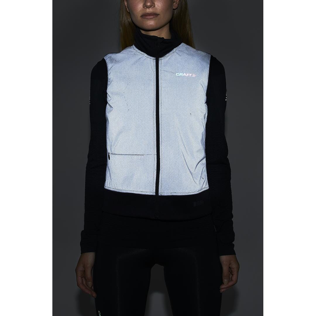 Women's Lumen Zubzero Body Warmer Vest - Black - Image 5