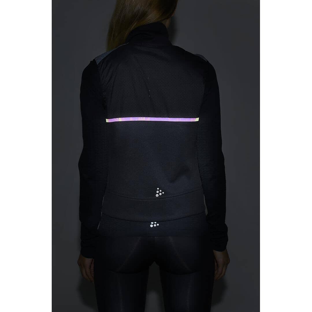 Women's Lumen Zubzero Body Warmer Vest - Black - Image 6