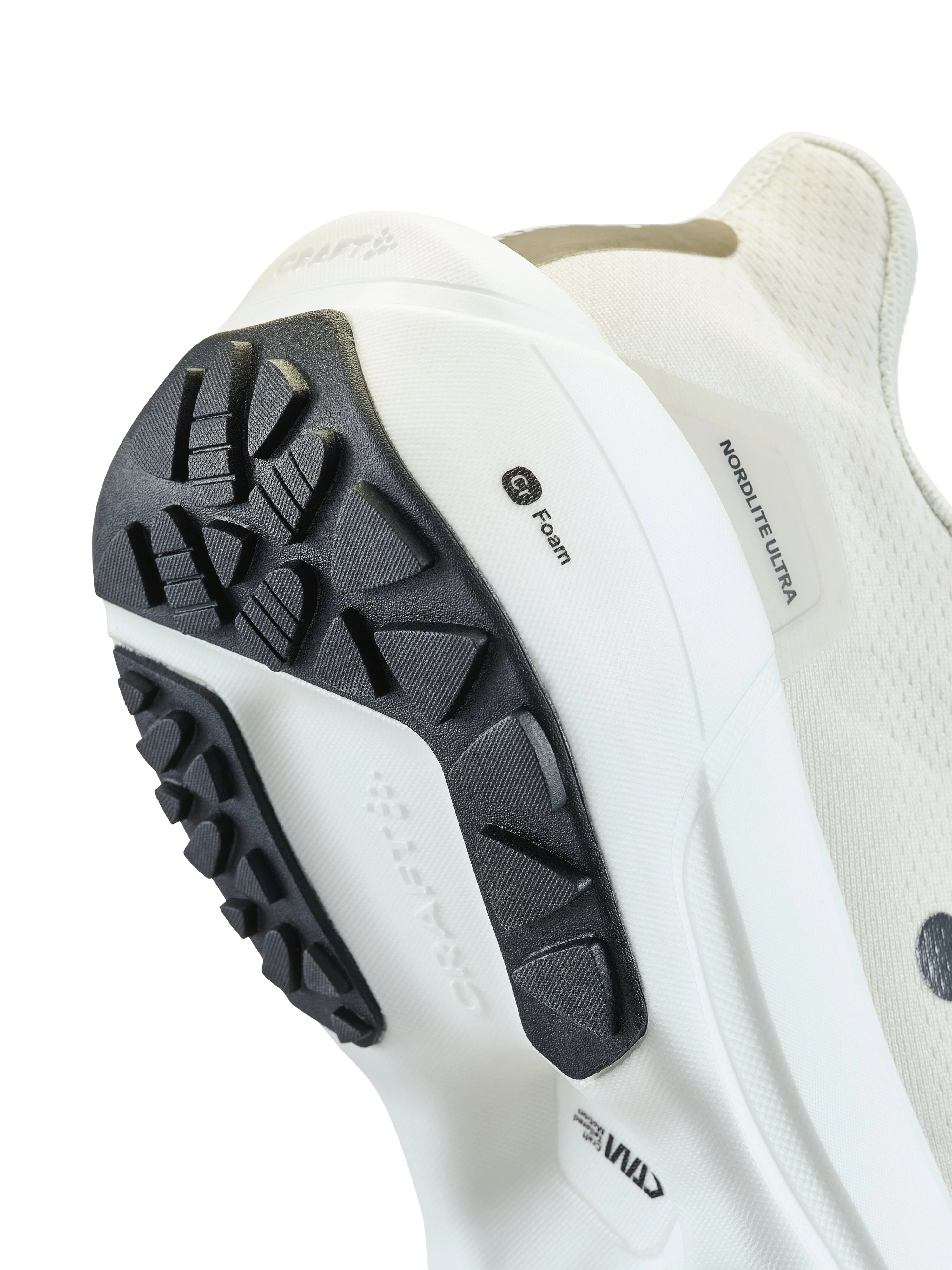 Women's Nordlite Ultra Gravel Running Shoe - Ash White/Black - Image 4
