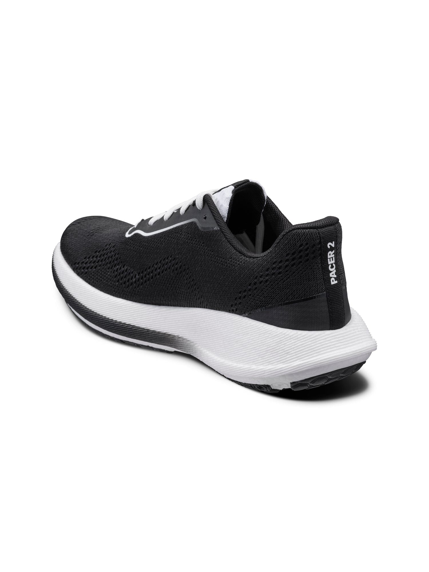 Women's Pacer 2 Running Shoe - Black/White - Image 6