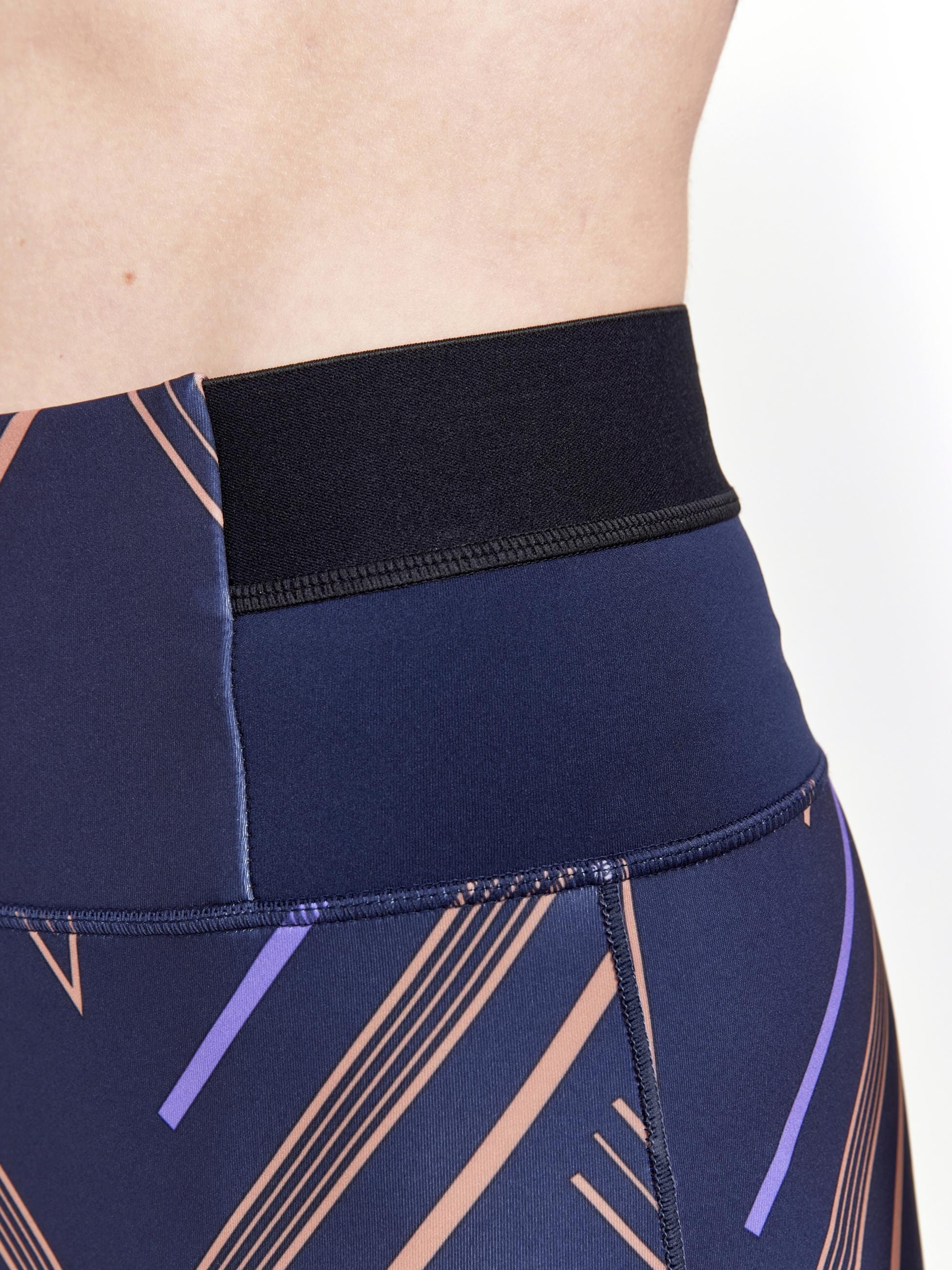 Women's Pro Charge Blocked Training Tights - BLAZE-CLIFF - Image 4