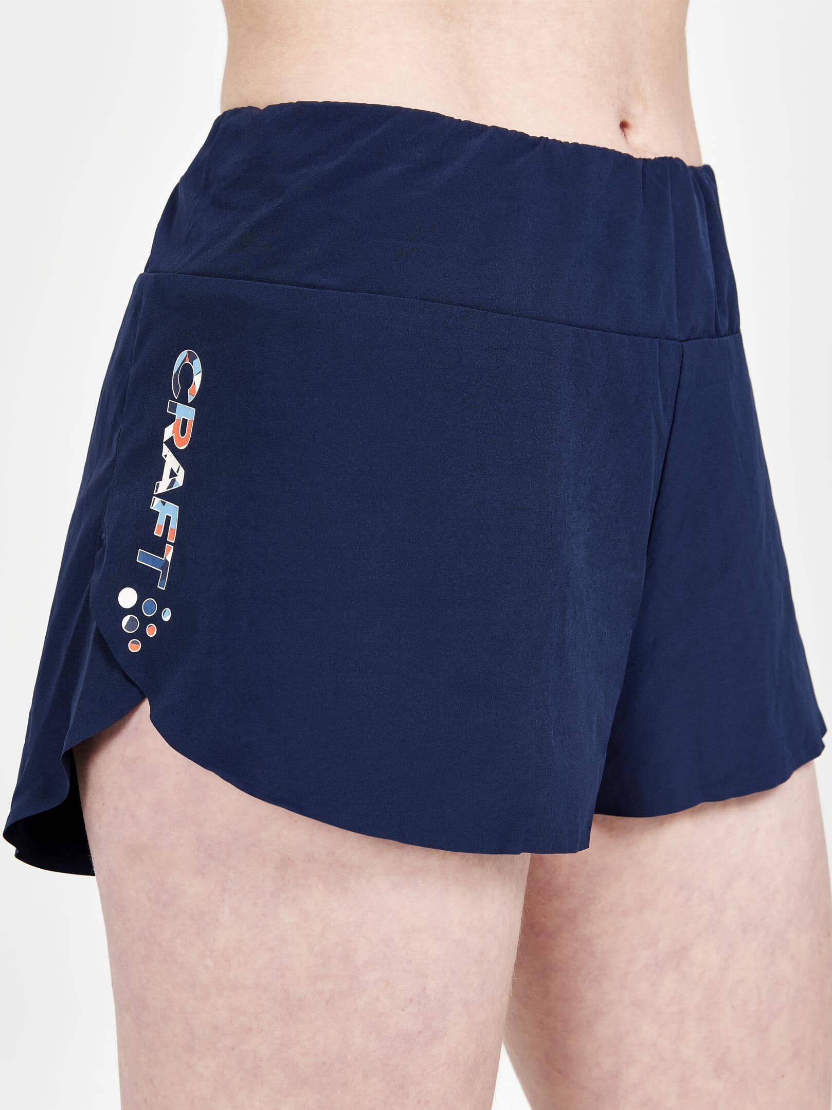 Women's Pro Dazzle Camo Running Shorts - BLAZE/P DAZZLE CAMO - Image 4