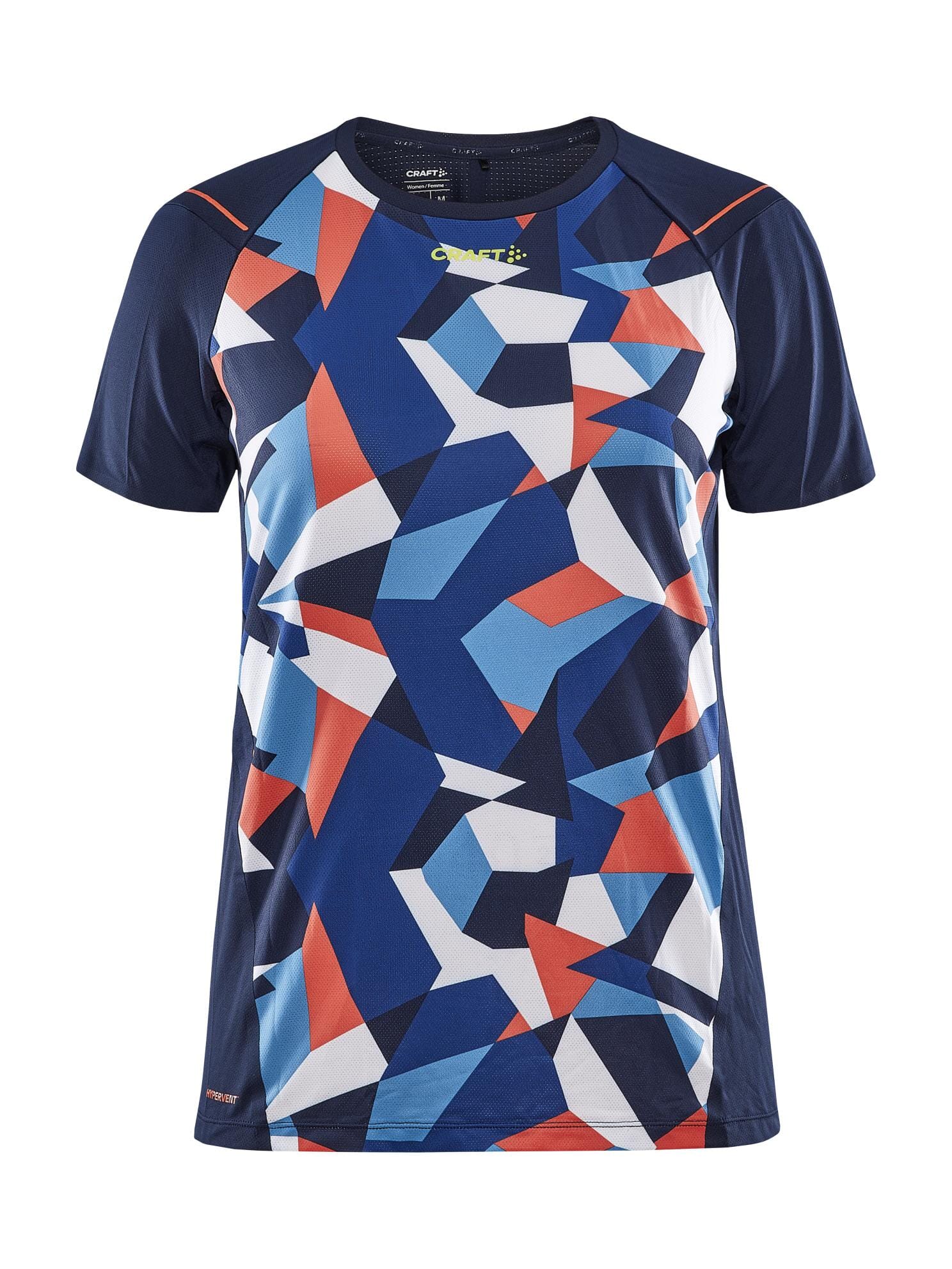 Women's Pro Dazzle Camo Running Tee - BLAZE/P DAZZLE CAMO - Image 5