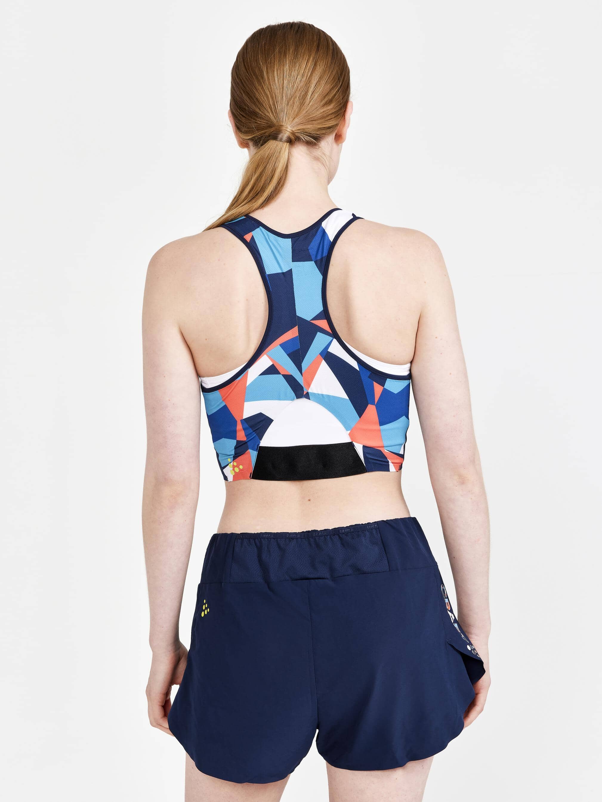 Women's Pro Dazzle Camo Running Top - BLAZE/P DAZZLE CAMO - Image 2