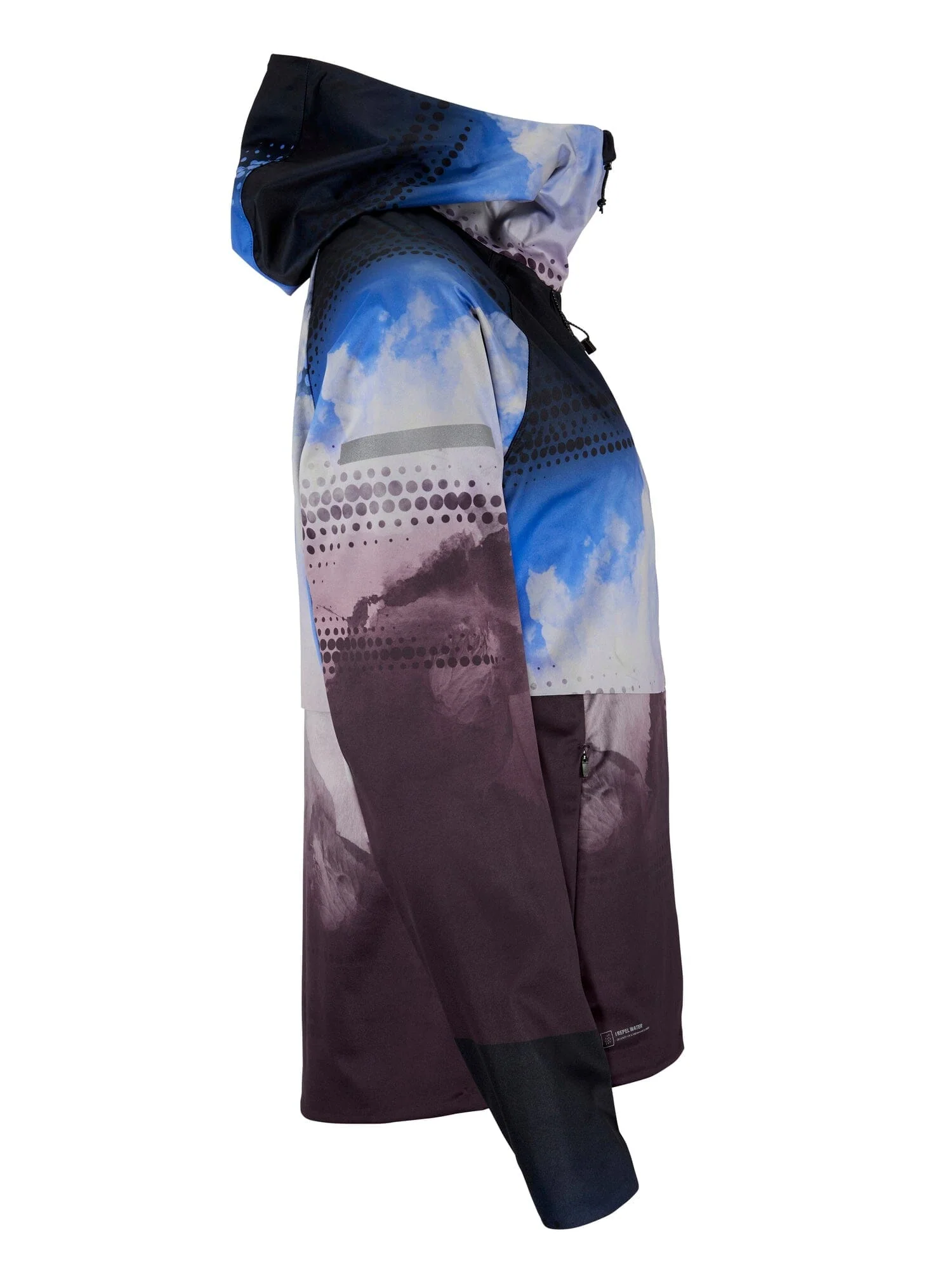 Women's Pro Hydro Jacket 3 - DK PLUM/MULTI - Image 10