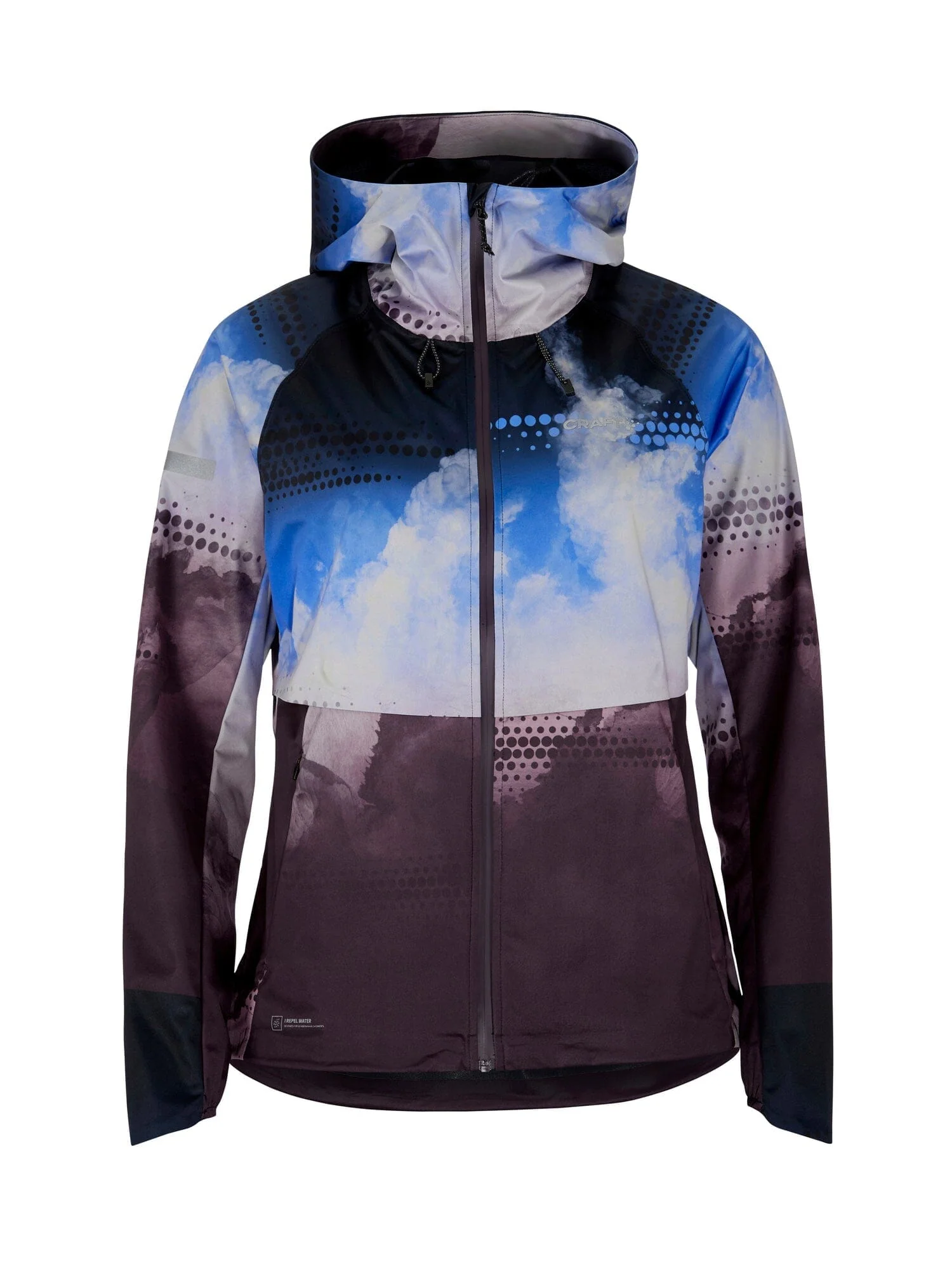 Women's Pro Hydro Jacket 3 - DK PLUM/MULTI - Image 8