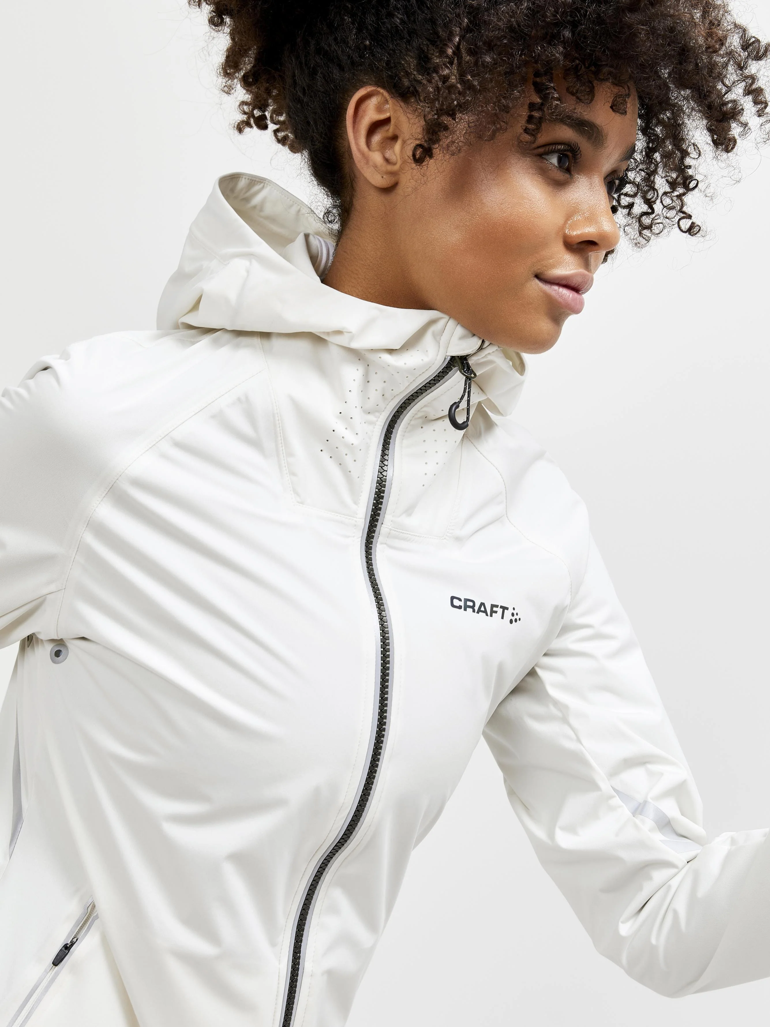 Women's Pro Hydro Lumen Running Jacket 2 - WHISPER - Image 3