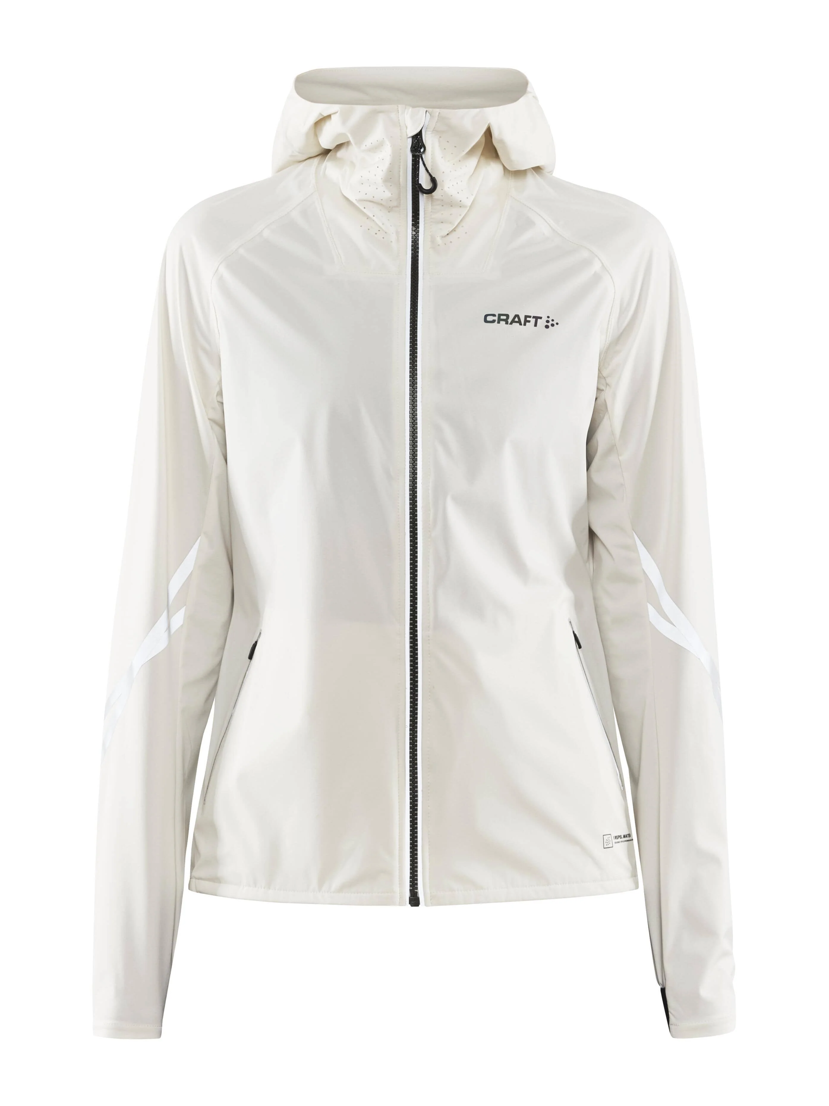 Women's Pro Hydro Lumen Running Jacket 2 - WHISPER - Image 7