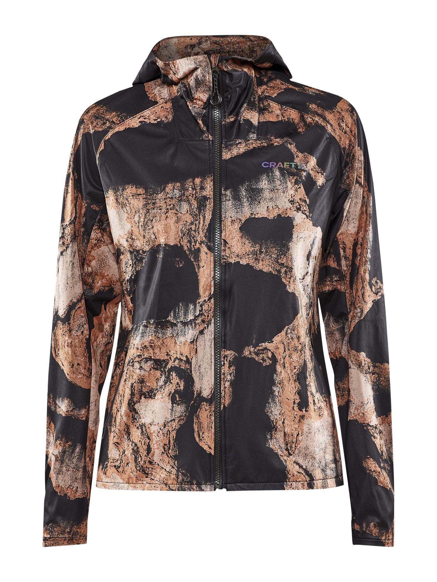Women's Pro Hydro Running Jacket 2 - BARK-MULTI - Image 15