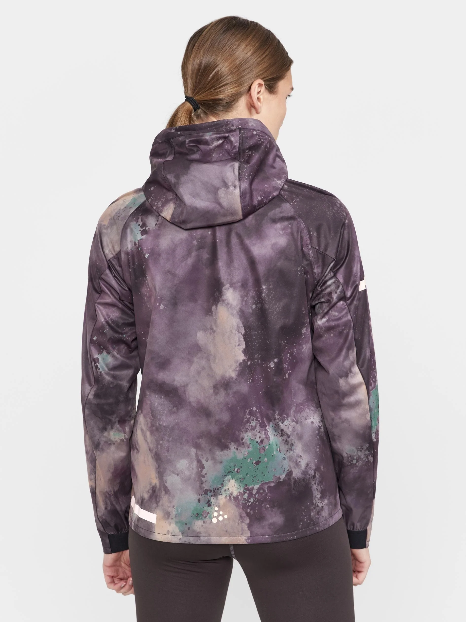 Women's Pro Hydro Running Jacket 2 - BARK-MULTI - Image 2