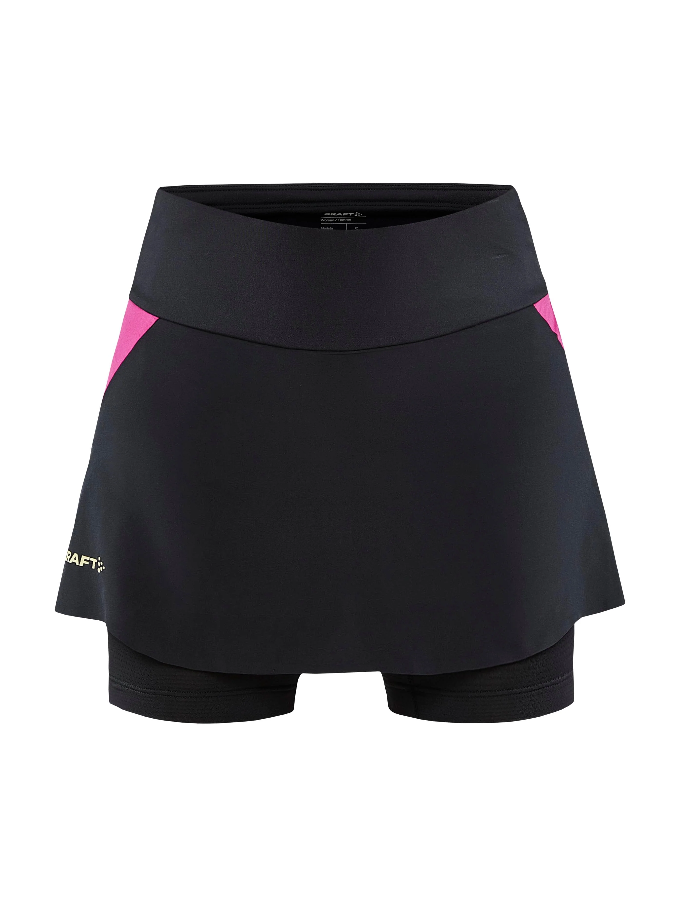 Women's Pro Hypervent 2In1 Running Skirt - BLACK-ROXO - Image 5