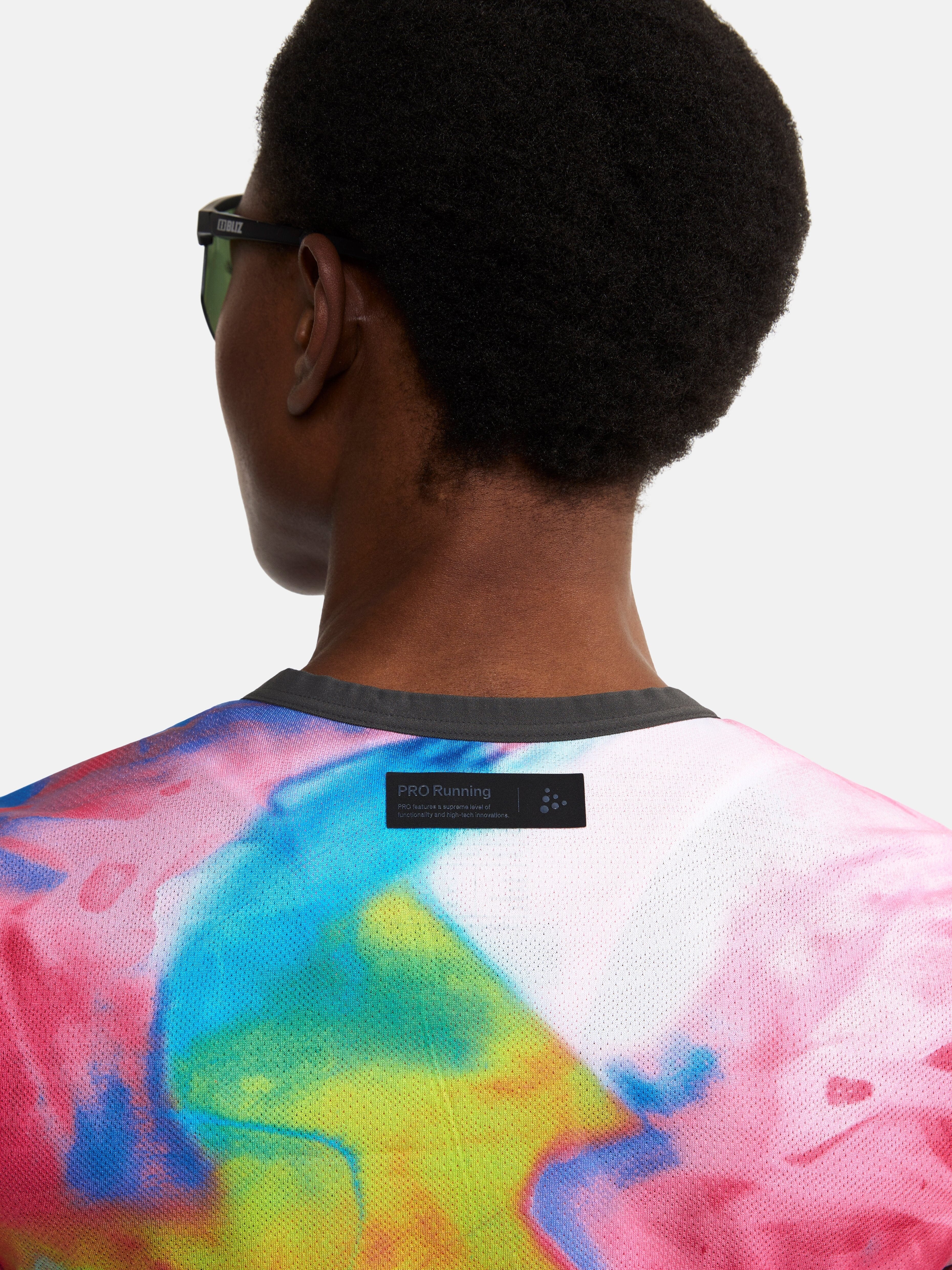 Women's Pro Hypervent Jaquard Running Tee - FUCHSIA/MULTI - Image 6