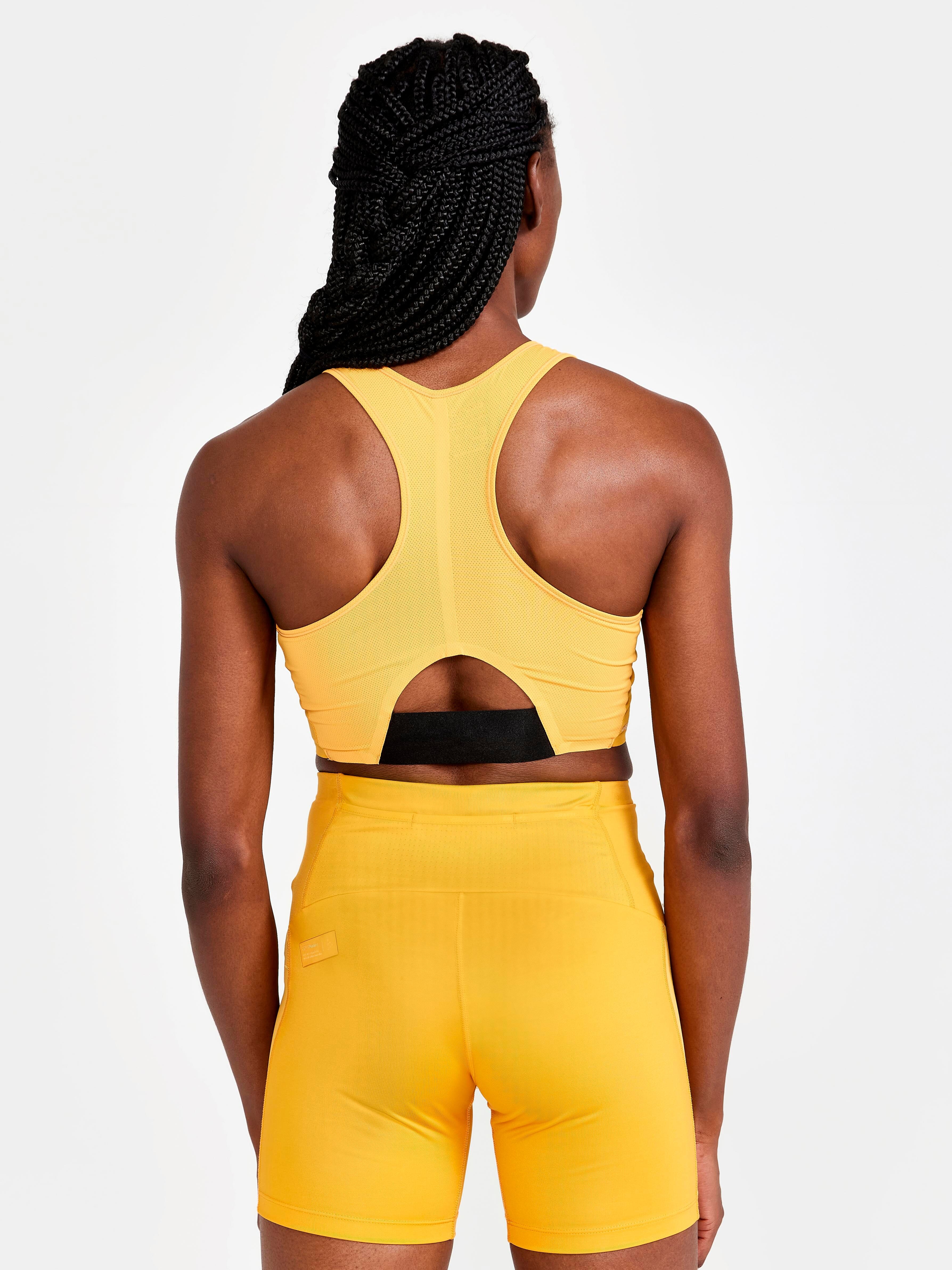 Women's Pro Hypervent Running Cropped Top - CALM - Image 2