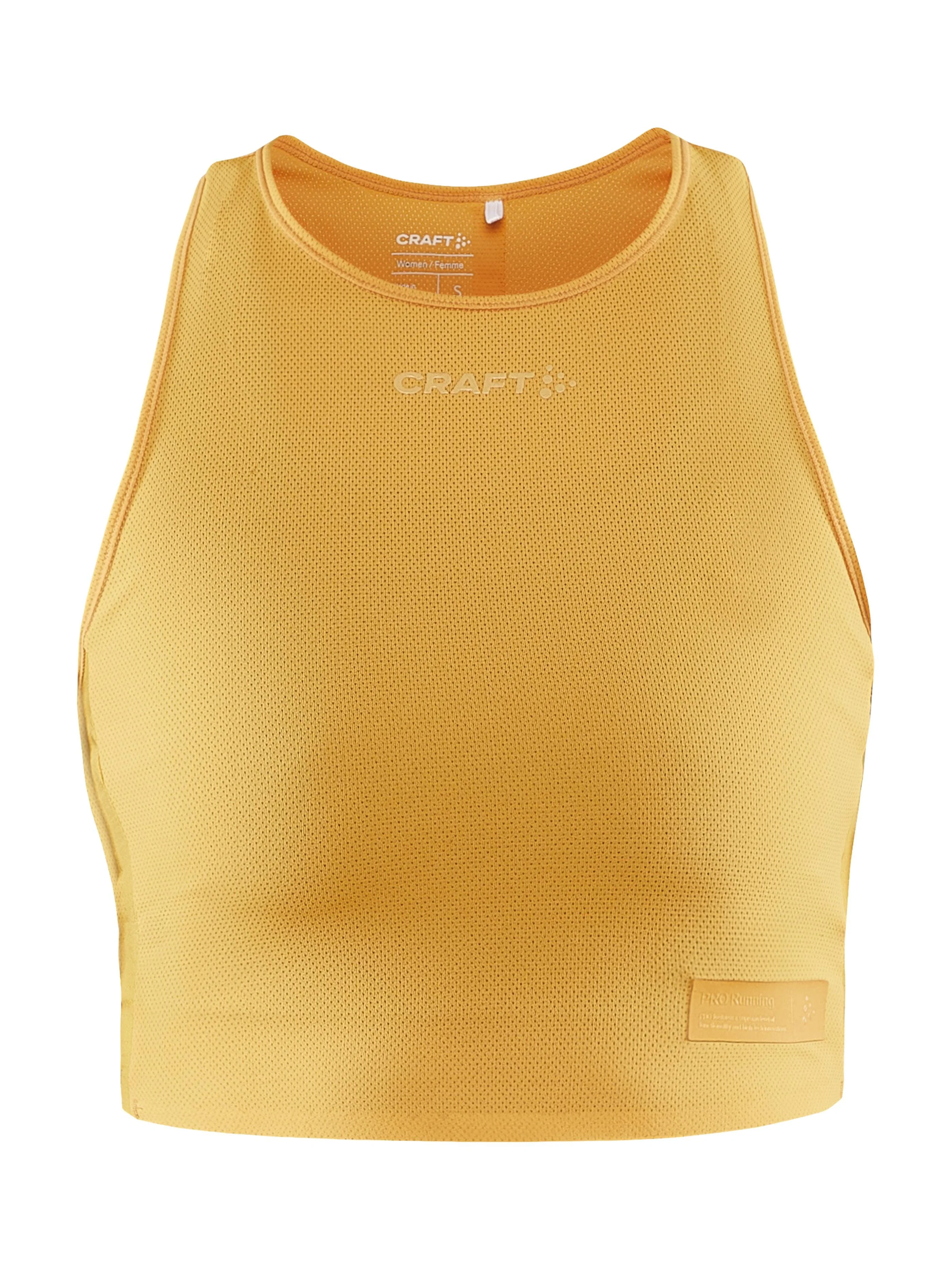 Women's Pro Hypervent Running Cropped Top - CALM - Image 6