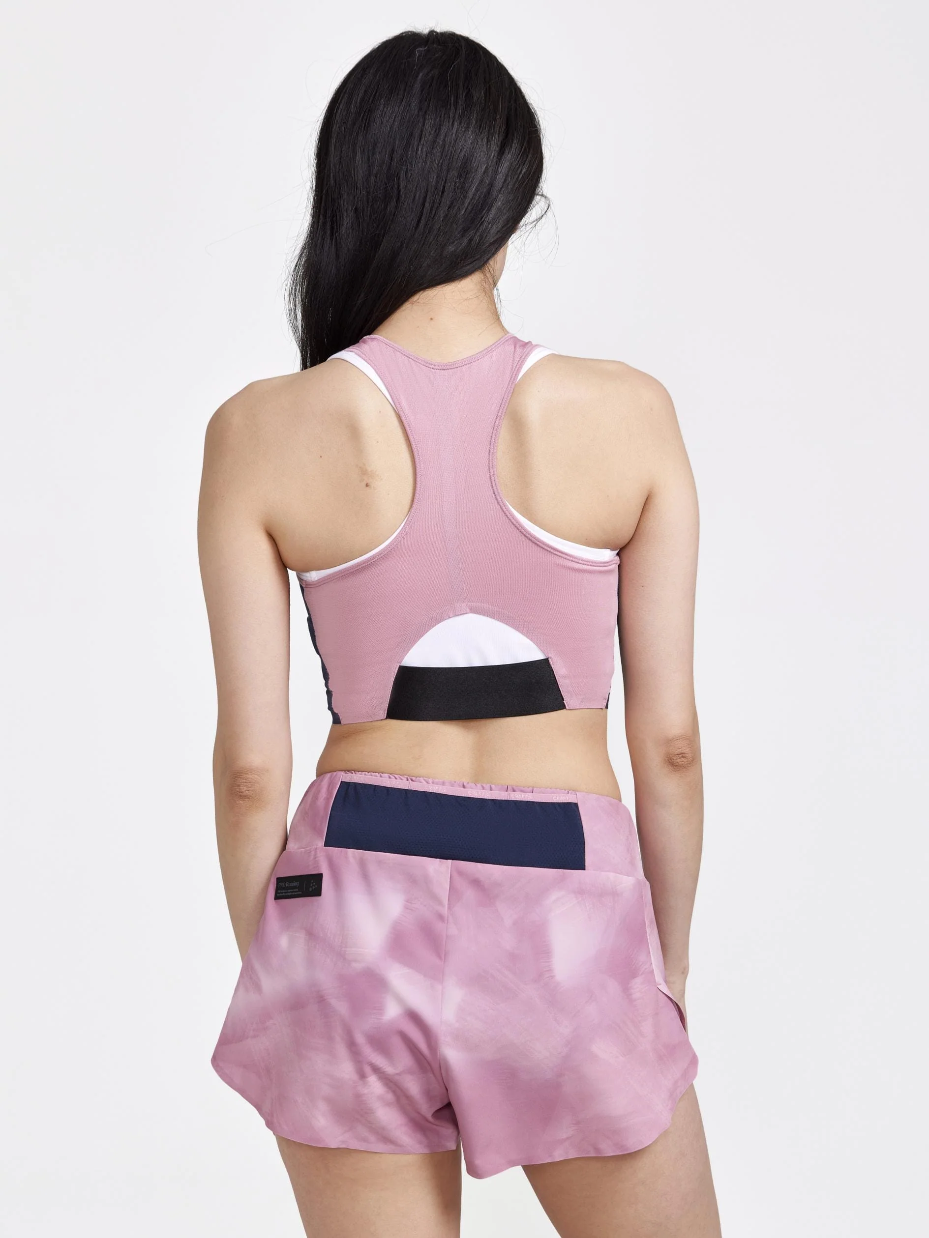 Women's Pro Hypervent Running Cropped Top - DAWN-BLAZE - Image 2