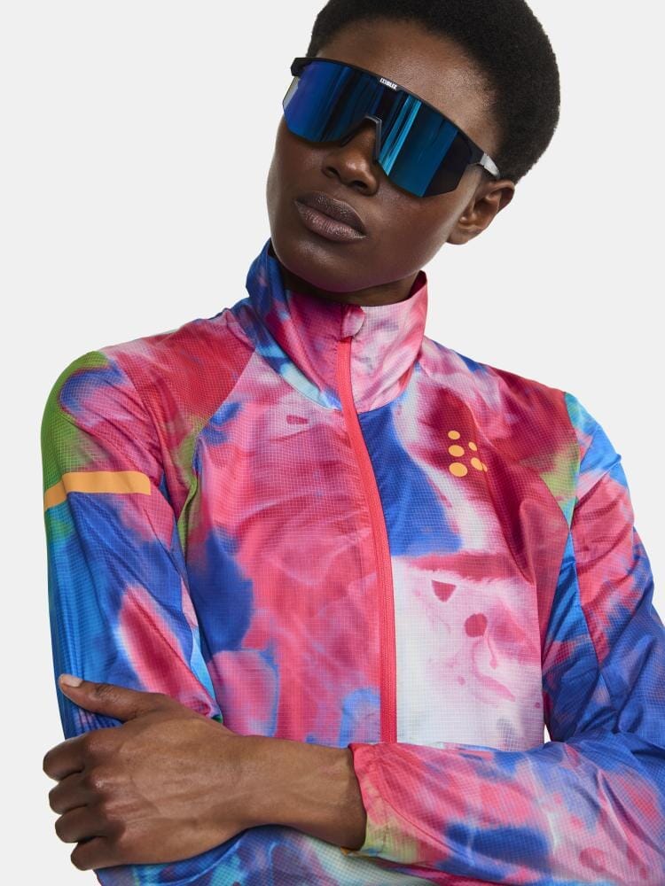 Women's Pro Hypervent Running Jacket 2 - FUCHSIA/MULTI - Image 6