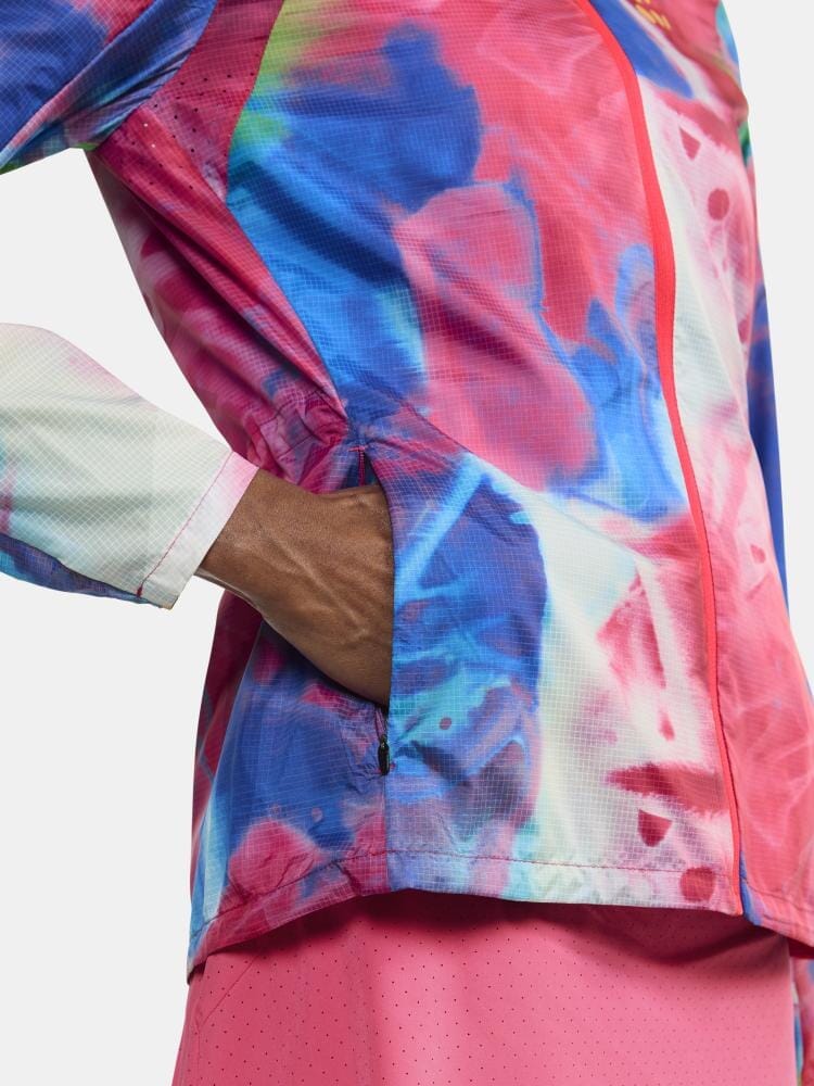 Women's Pro Hypervent Running Jacket 2 - FUCHSIA/MULTI - Image 7