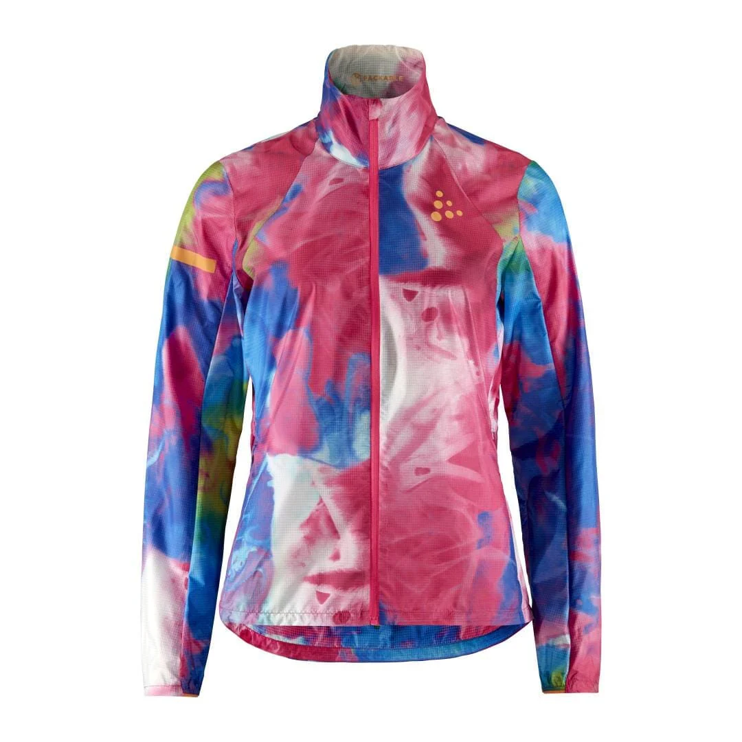 Women's Pro Hypervent Running Jacket 2 - FUCHSIA/MULTI - Image 9