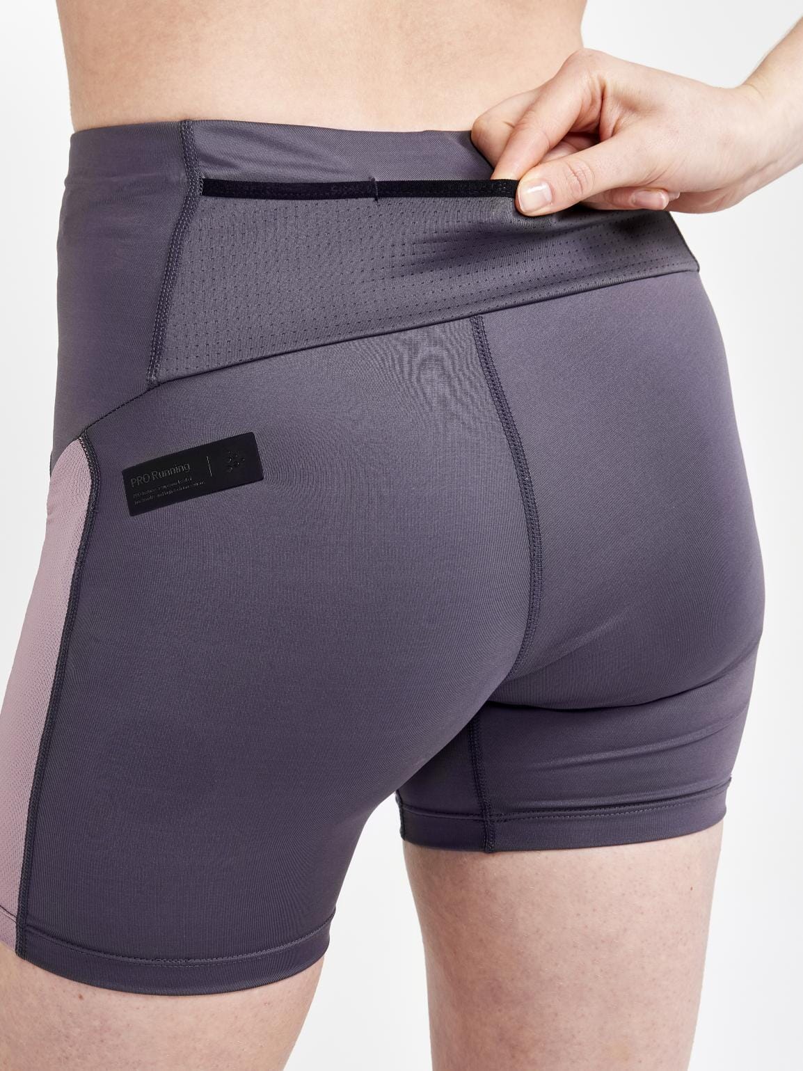 Women's Pro Hypervent Running Short Tights - GRANITE-GERBERA - Image 4