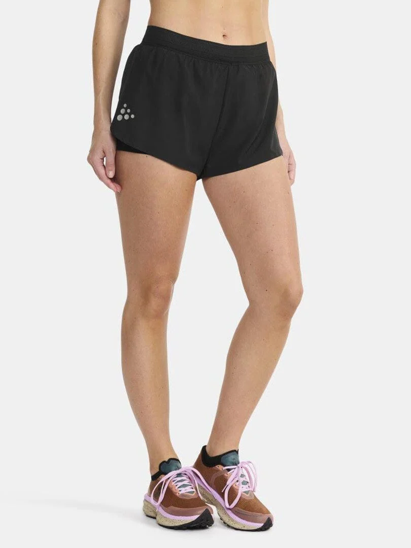 Women's Pro Hypervent Running Split Shorts 2 - FUCHSIA - Image 15