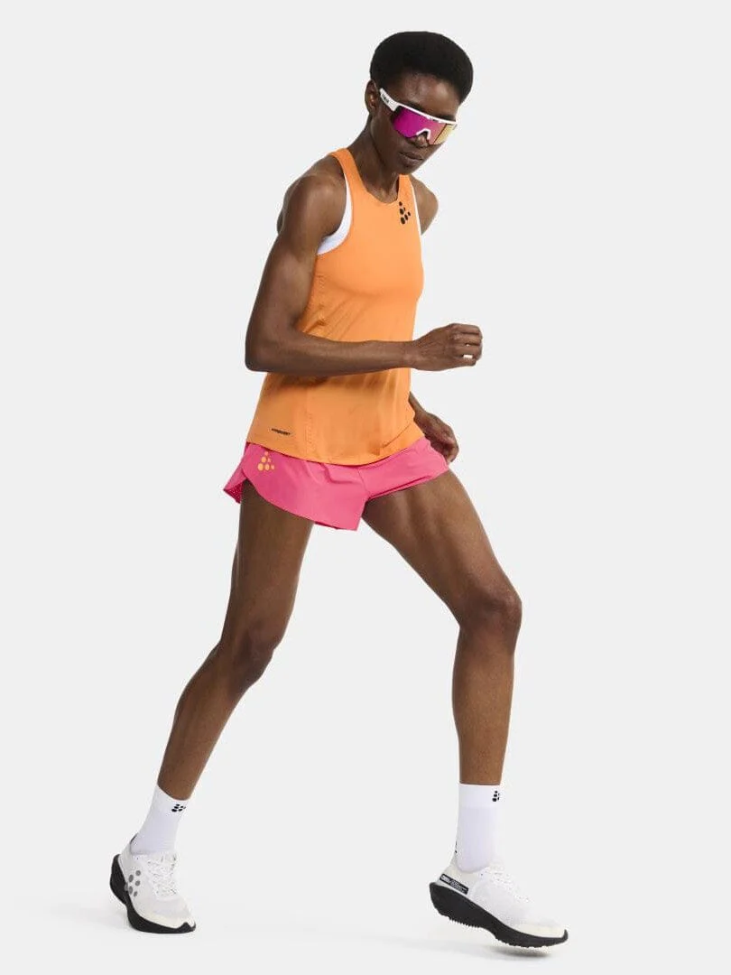 Women's Pro Hypervent Running Split Shorts 2 - FUCHSIA - Image 23