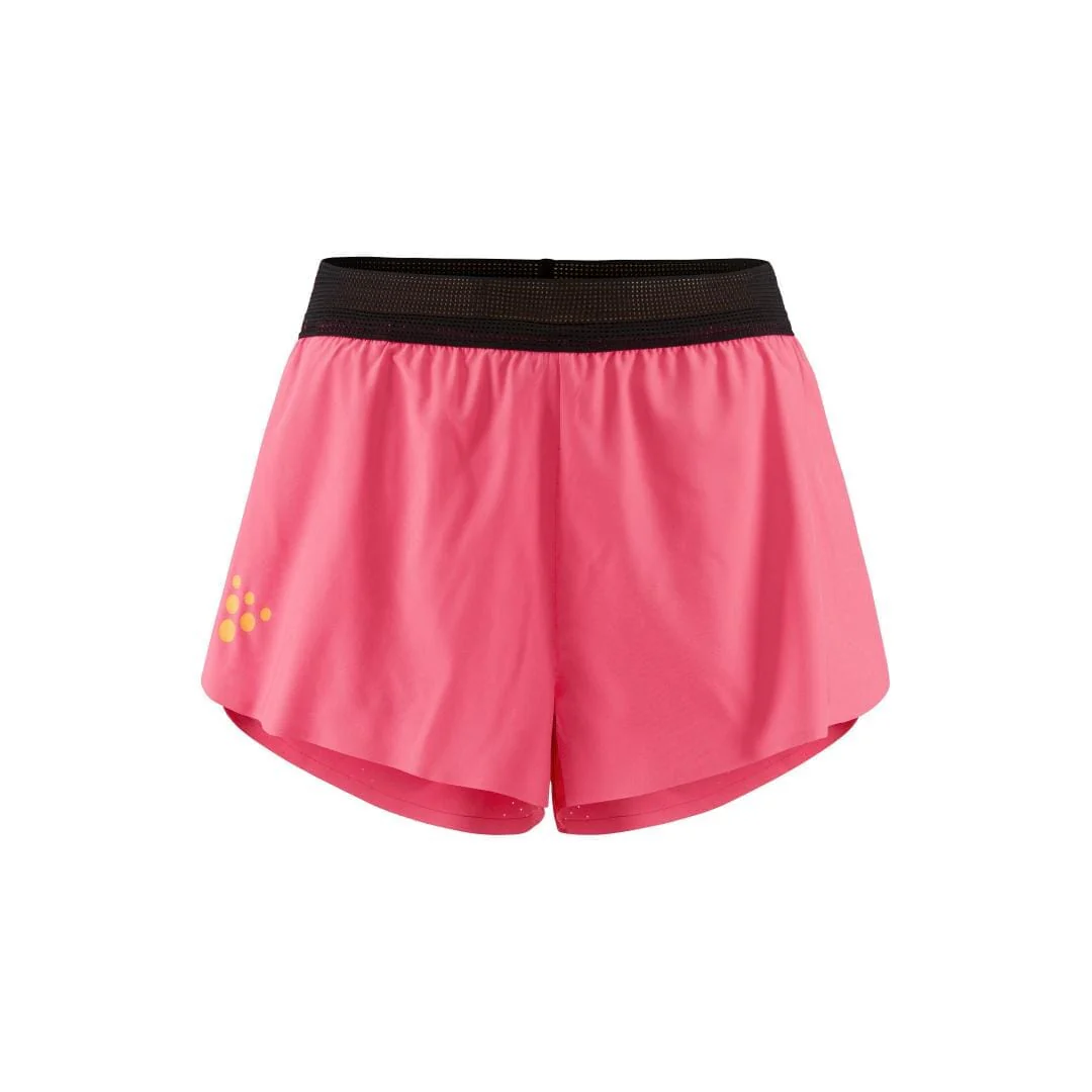 Women's Pro Hypervent Running Split Shorts 2 - FUCHSIA - Image 5