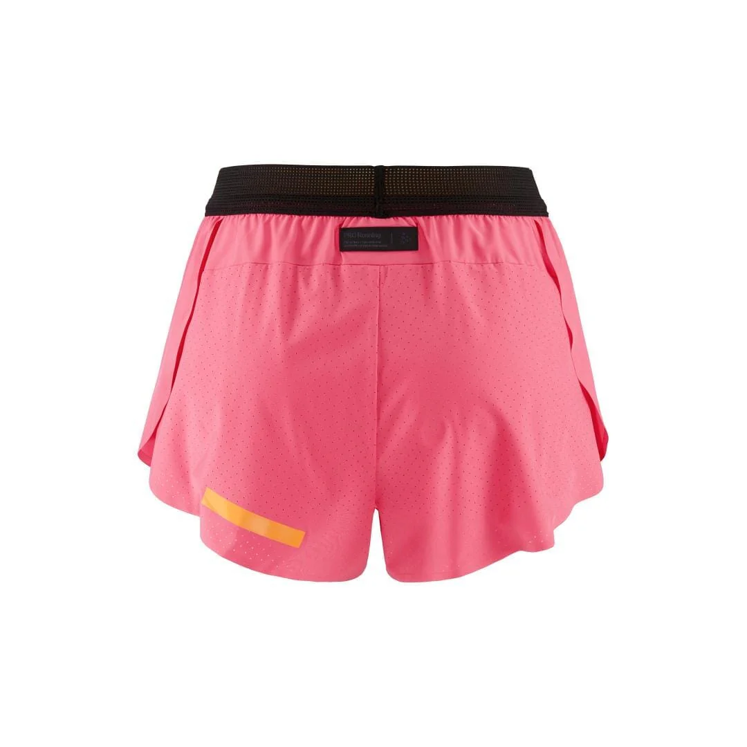 Women's Pro Hypervent Running Split Shorts 2 - FUCHSIA - Image 6