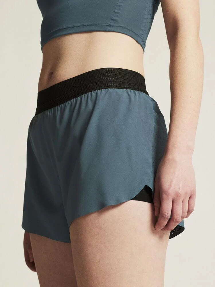 Women's Pro Hypervent Running Split Shorts 2 - FUCHSIA - Image 8