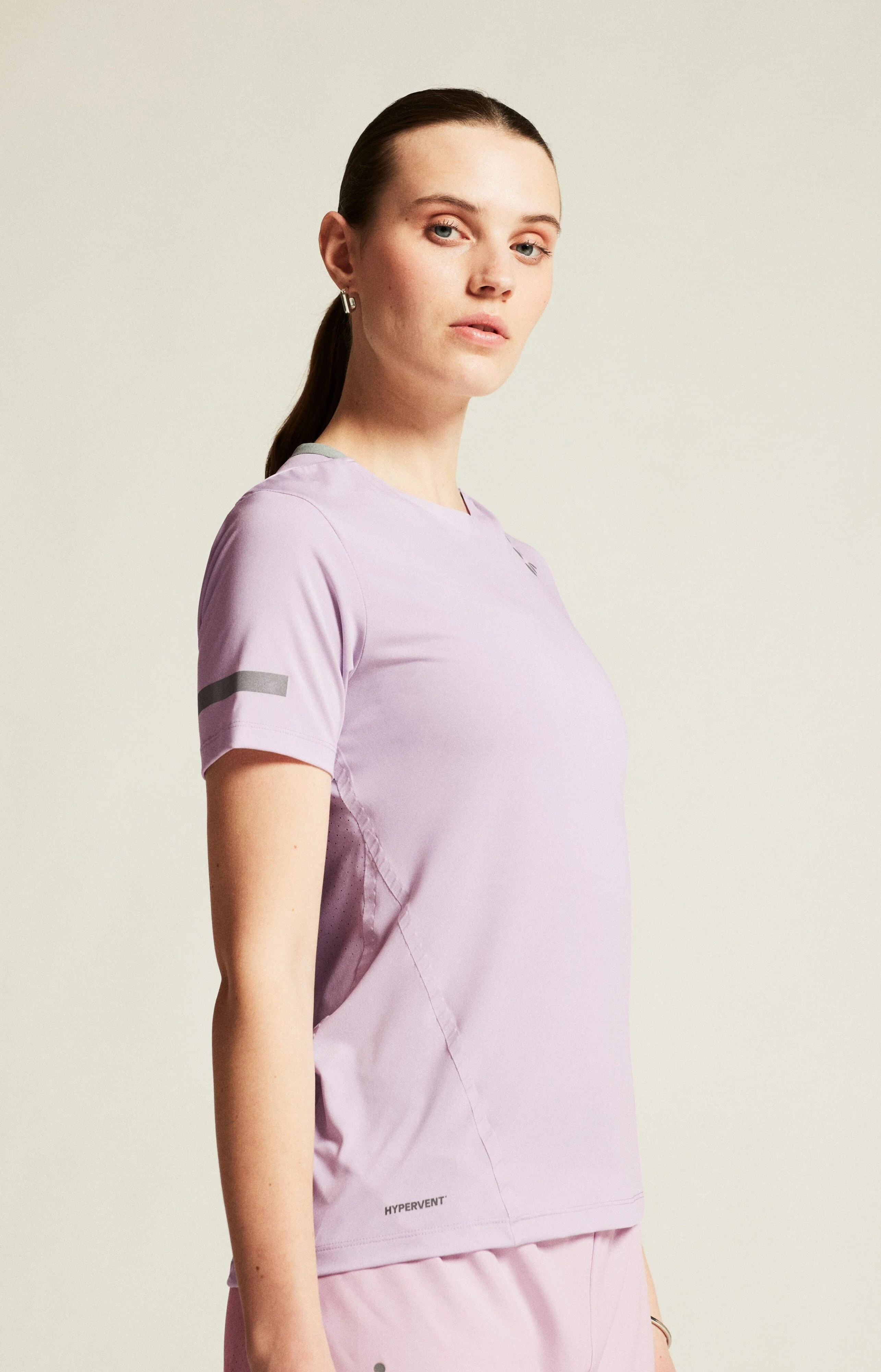 Women's Pro Hypervent Running Tee 2.0 - CLOUD - Image 2