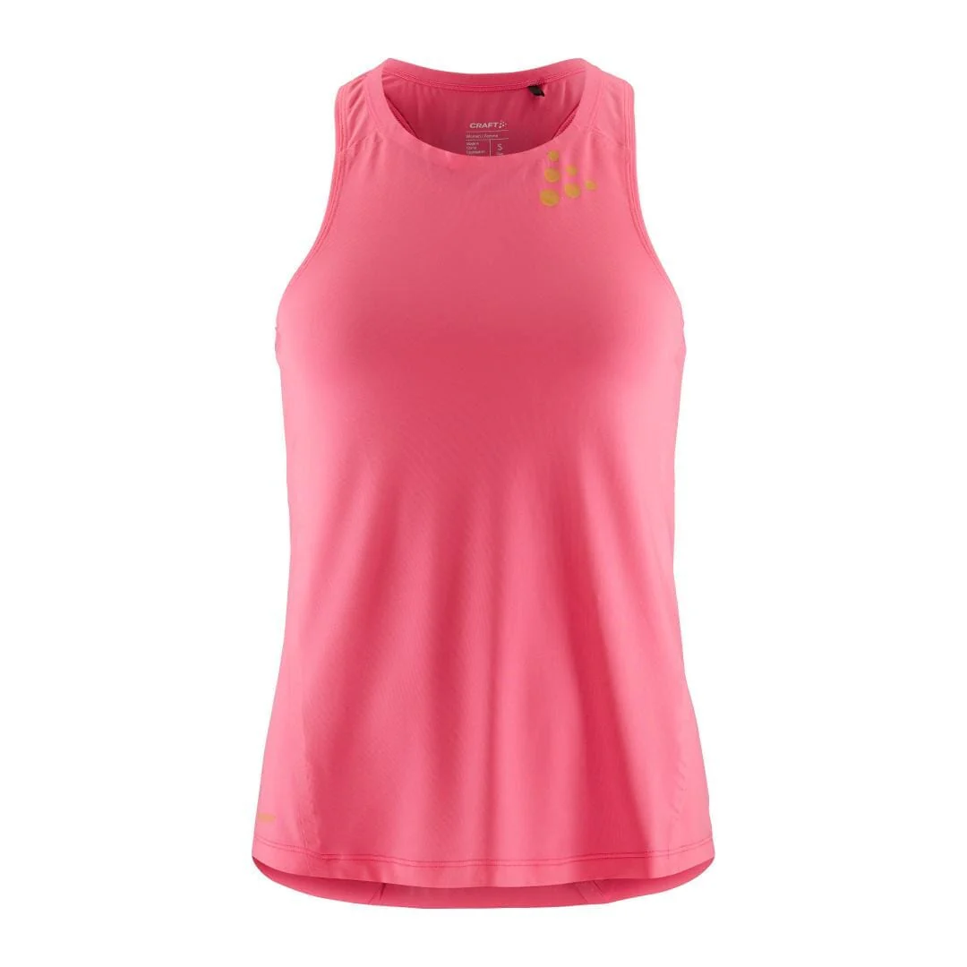 Women's Pro Hypervent Runnning Singlet 2 - FUCHSIA - Image 8