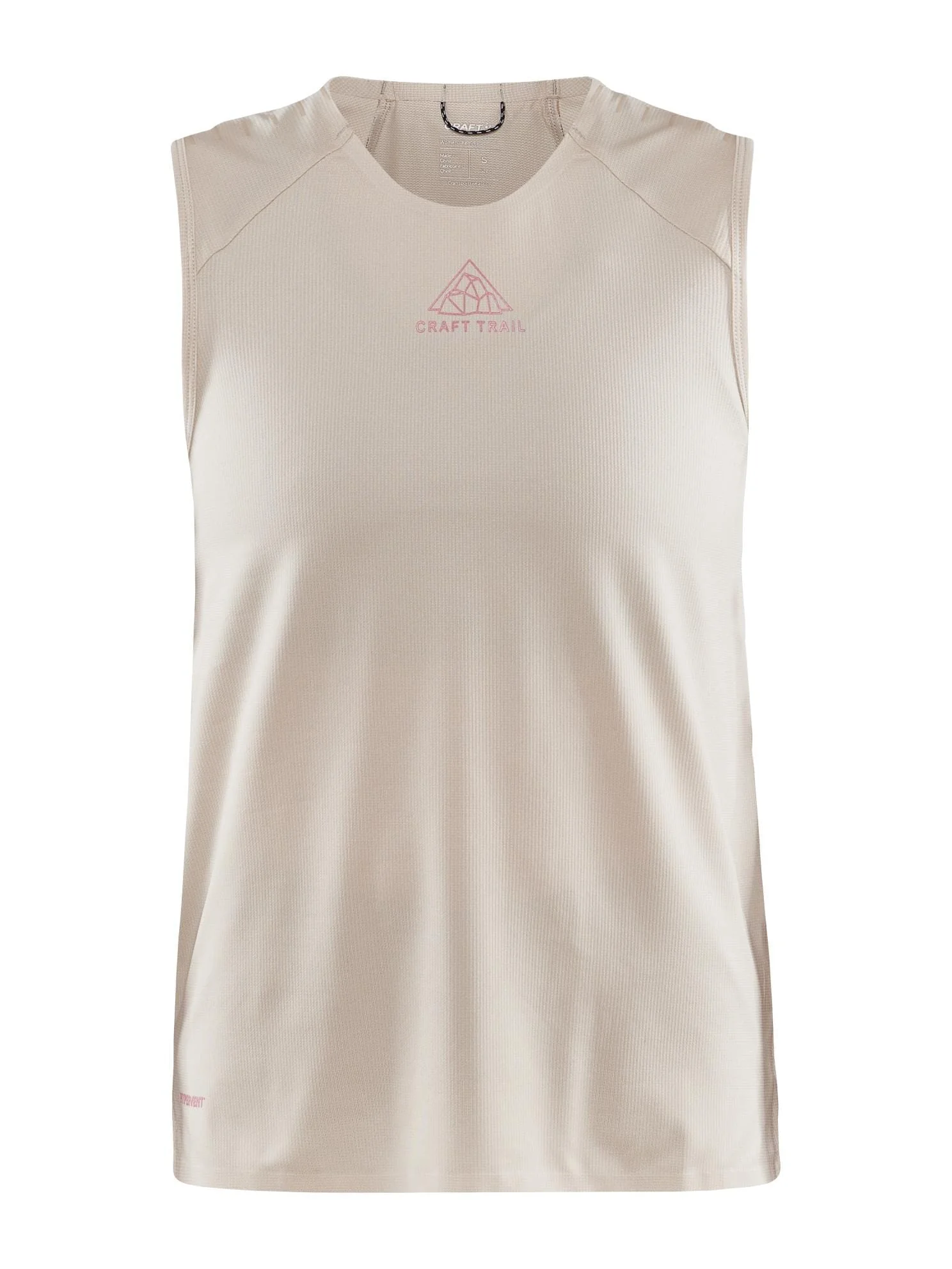 Women's Pro Trail Running Singlet - ECRU - Image 7