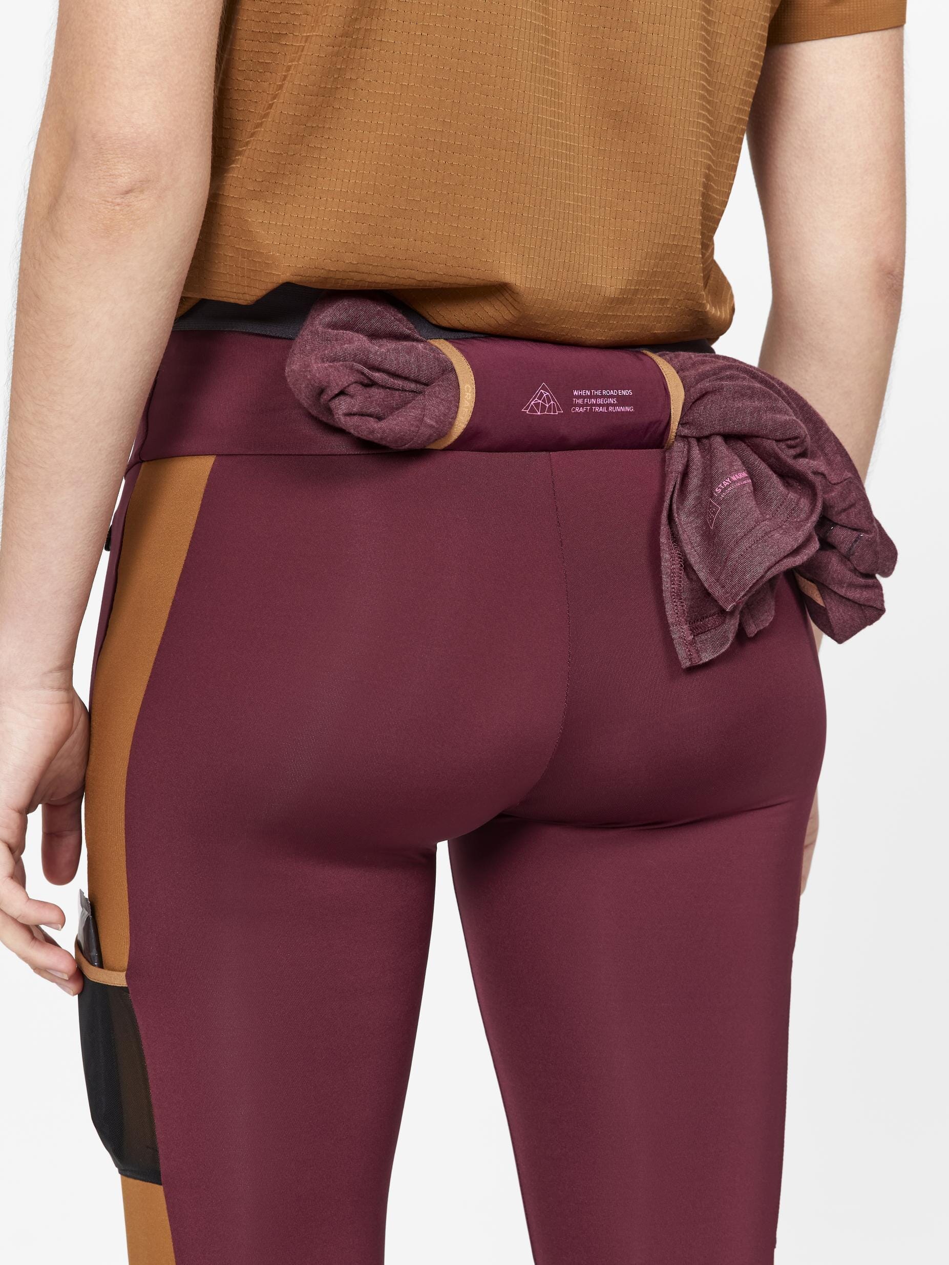 Women's Pro Trail Running Tights - PUNSCH-ROOTS - Image 4