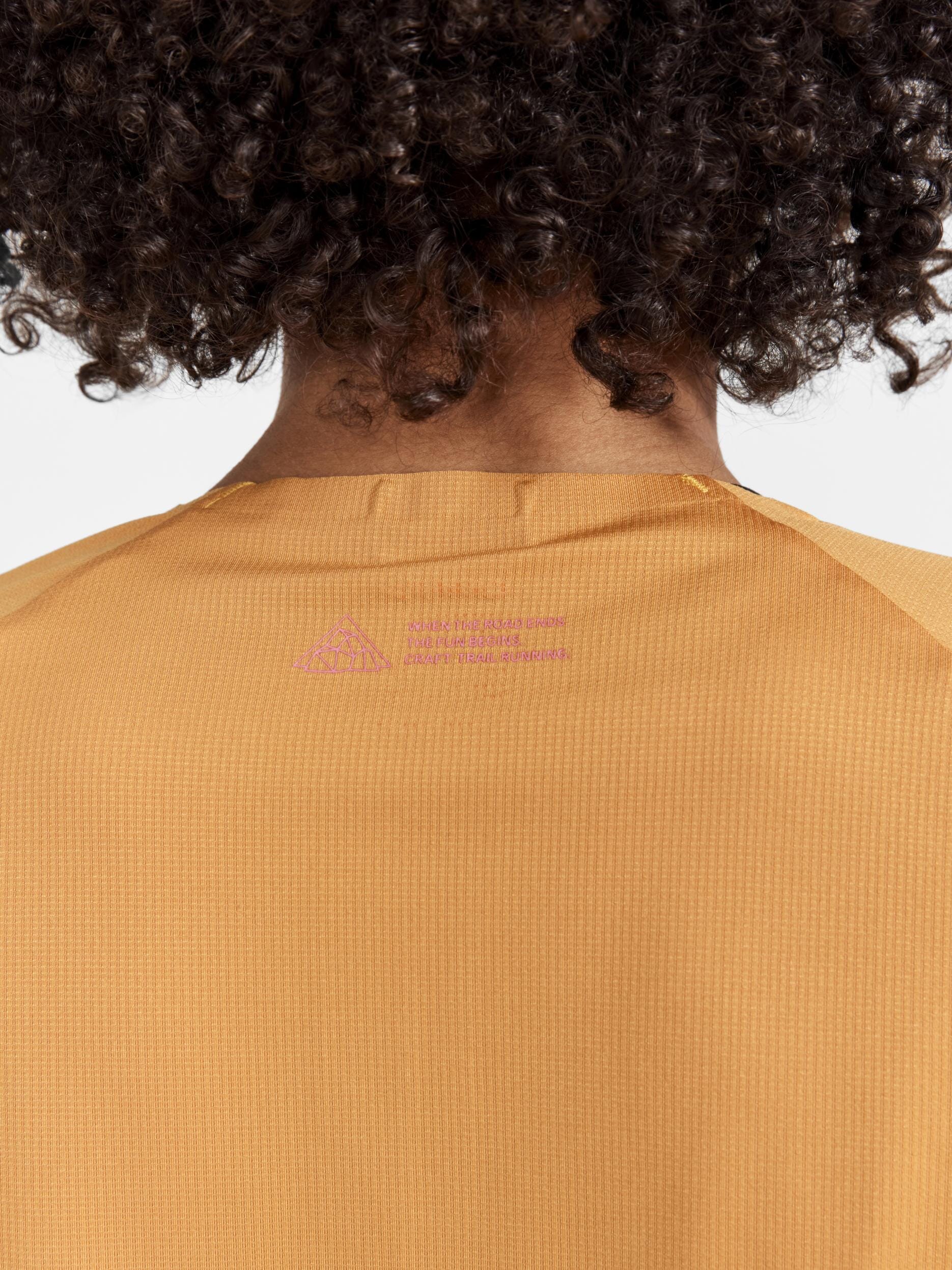 Women's Pro Trail Running Wind Longsleeve Tee - DESERT - Image 3