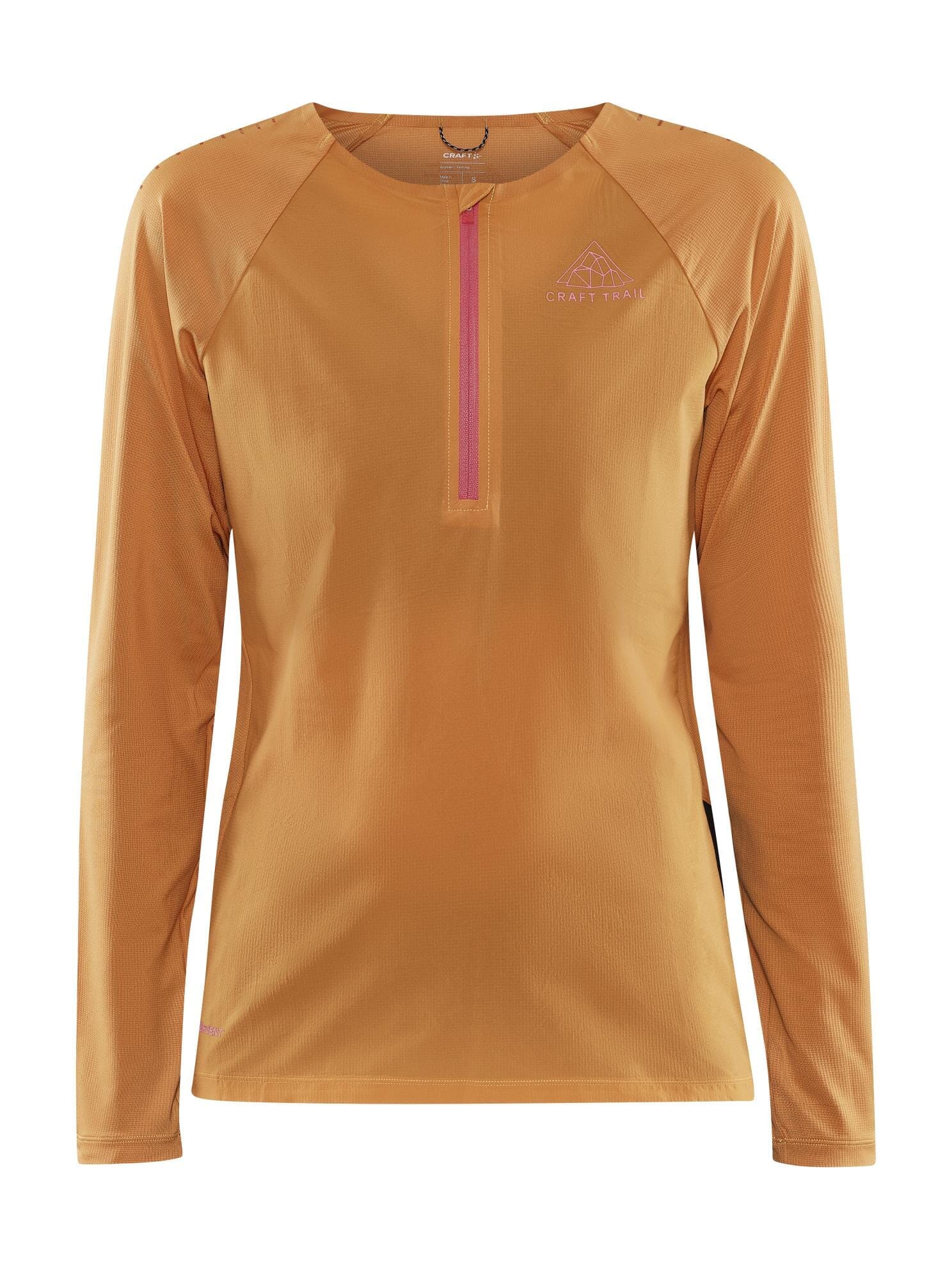 Women's Pro Trail Running Wind Longsleeve Tee - DESERT - Image 7