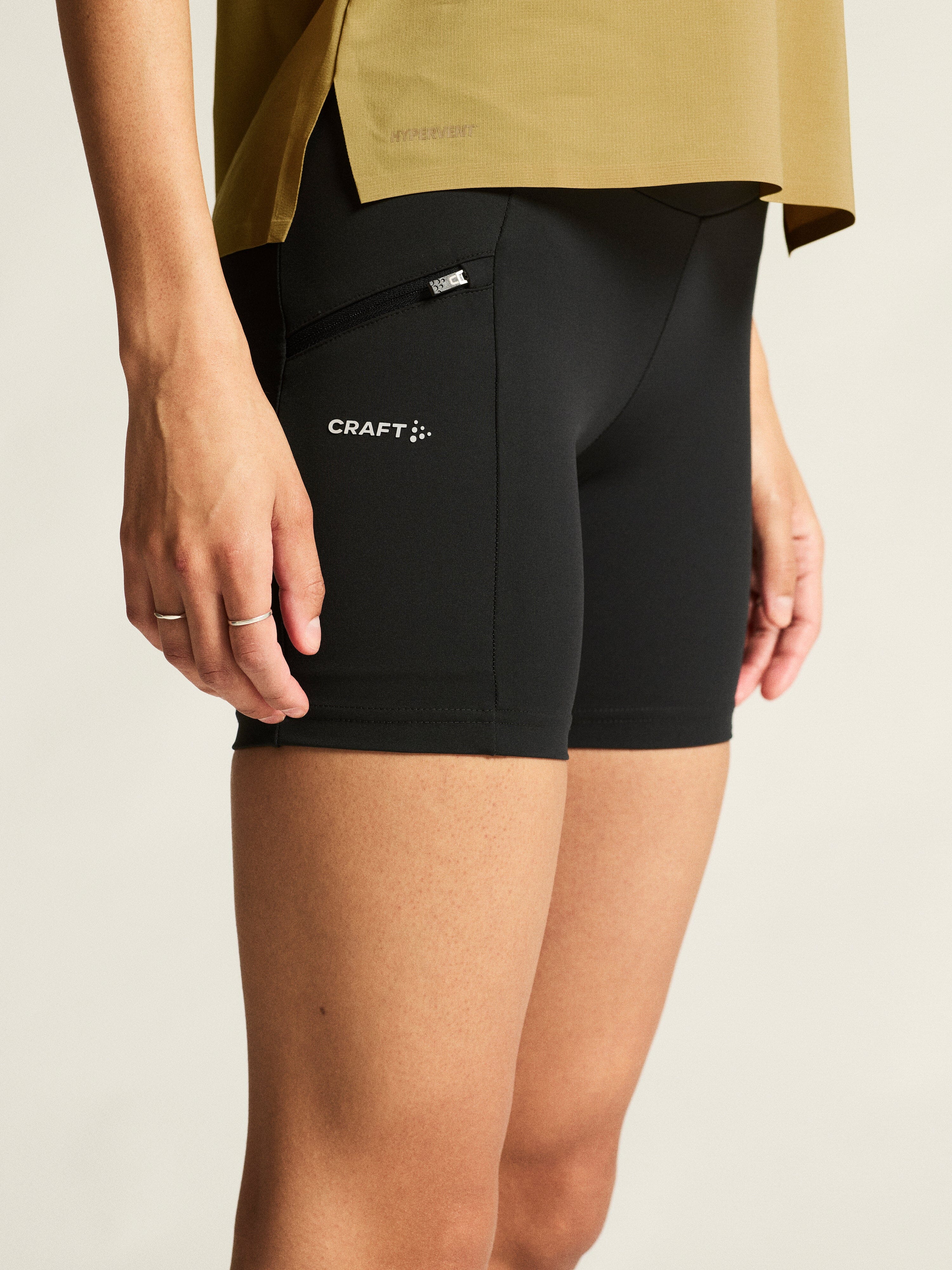 Women's Pro Trail Short Tights 2 - Black - Image 3