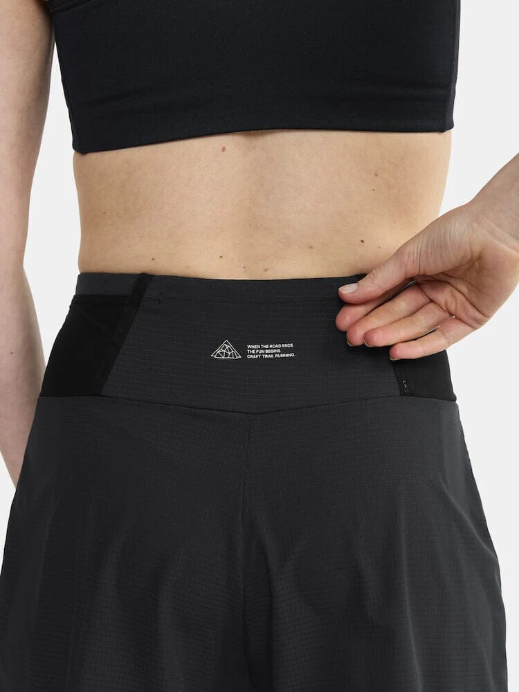 Women's Pro Trail Shorts - Black - Image 3