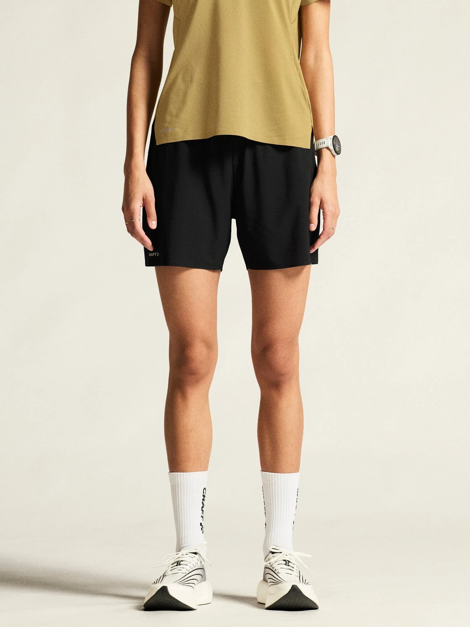 Women's Pro Trail Shorts - Black/Black - Image 2