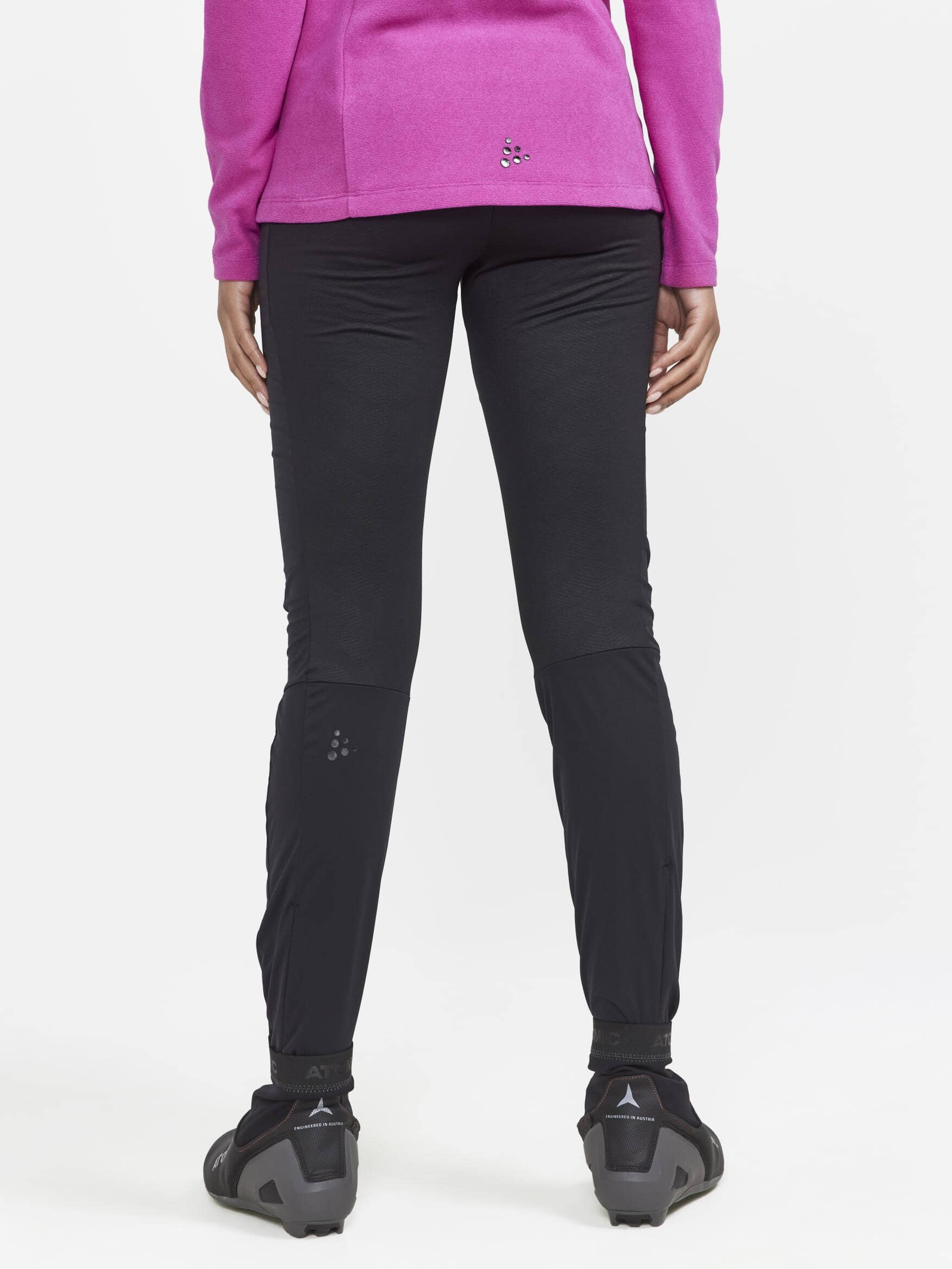 Women's Pro XC Race Wind Tights - Black - Image 3