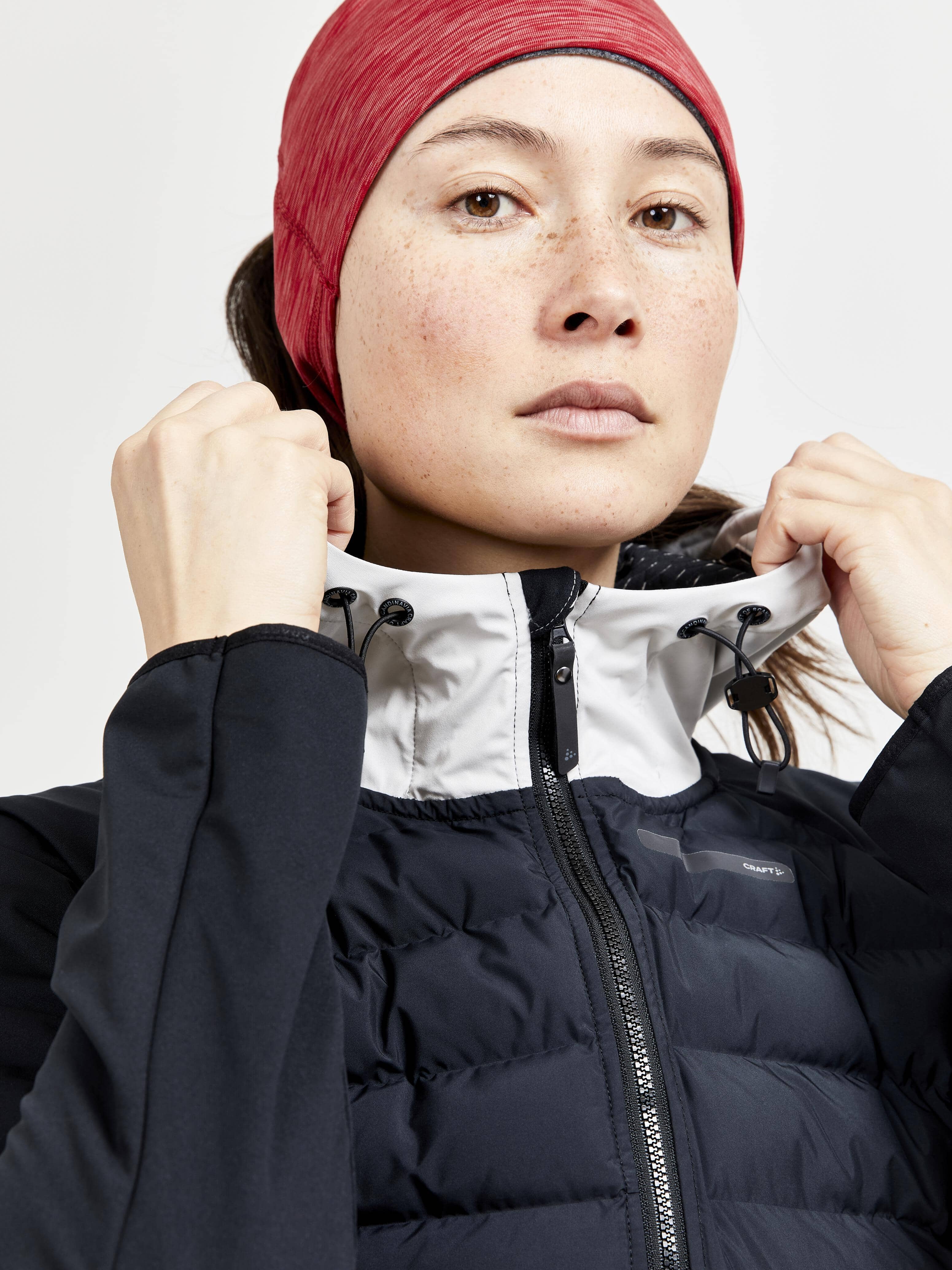 Women's Pursuit Thermal XC Jacket - BLACK/ASH - Image 3