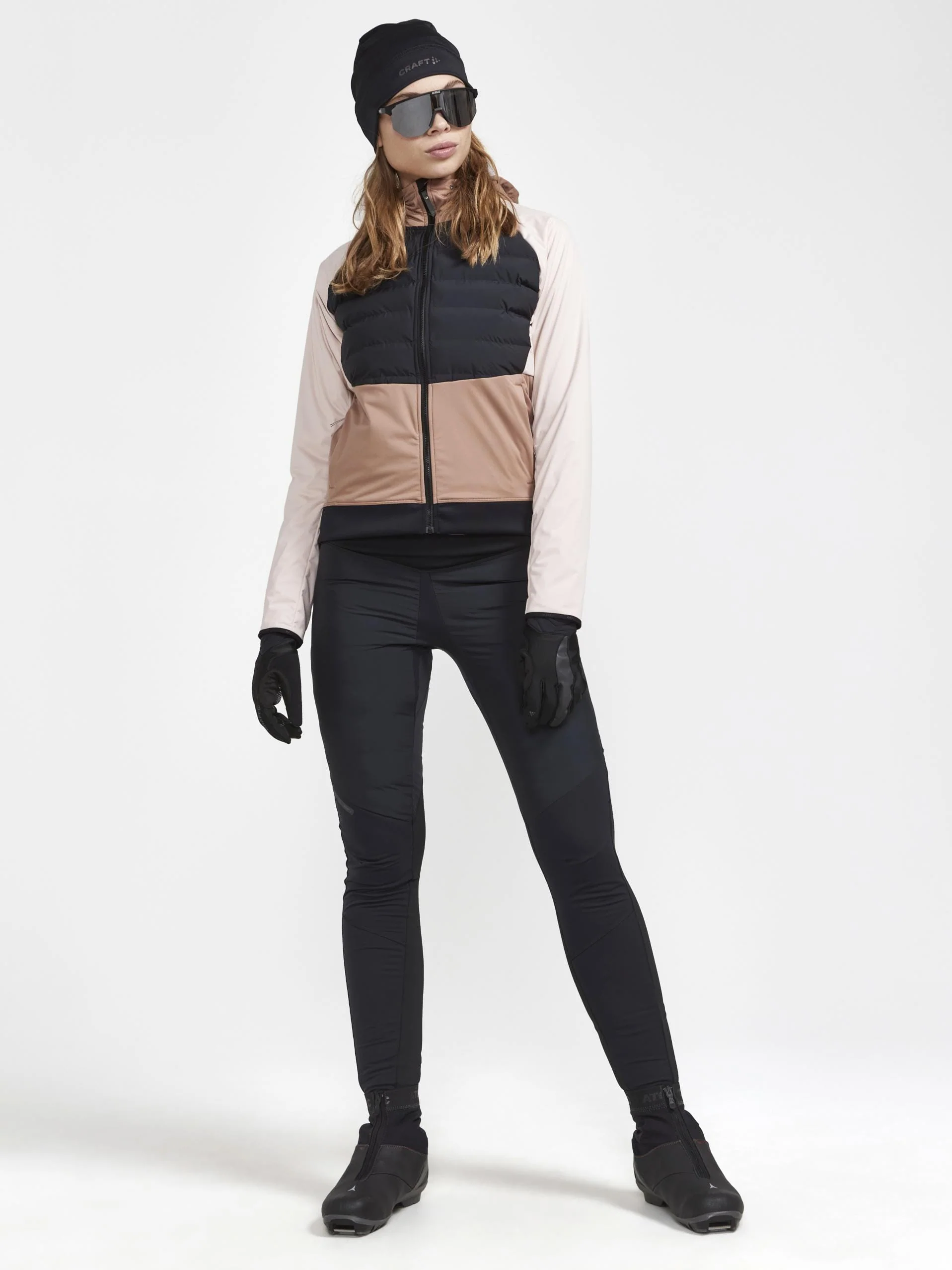 Women's Pursuit Thermal XC Jacket - BLACK-SEPIA - Image 6