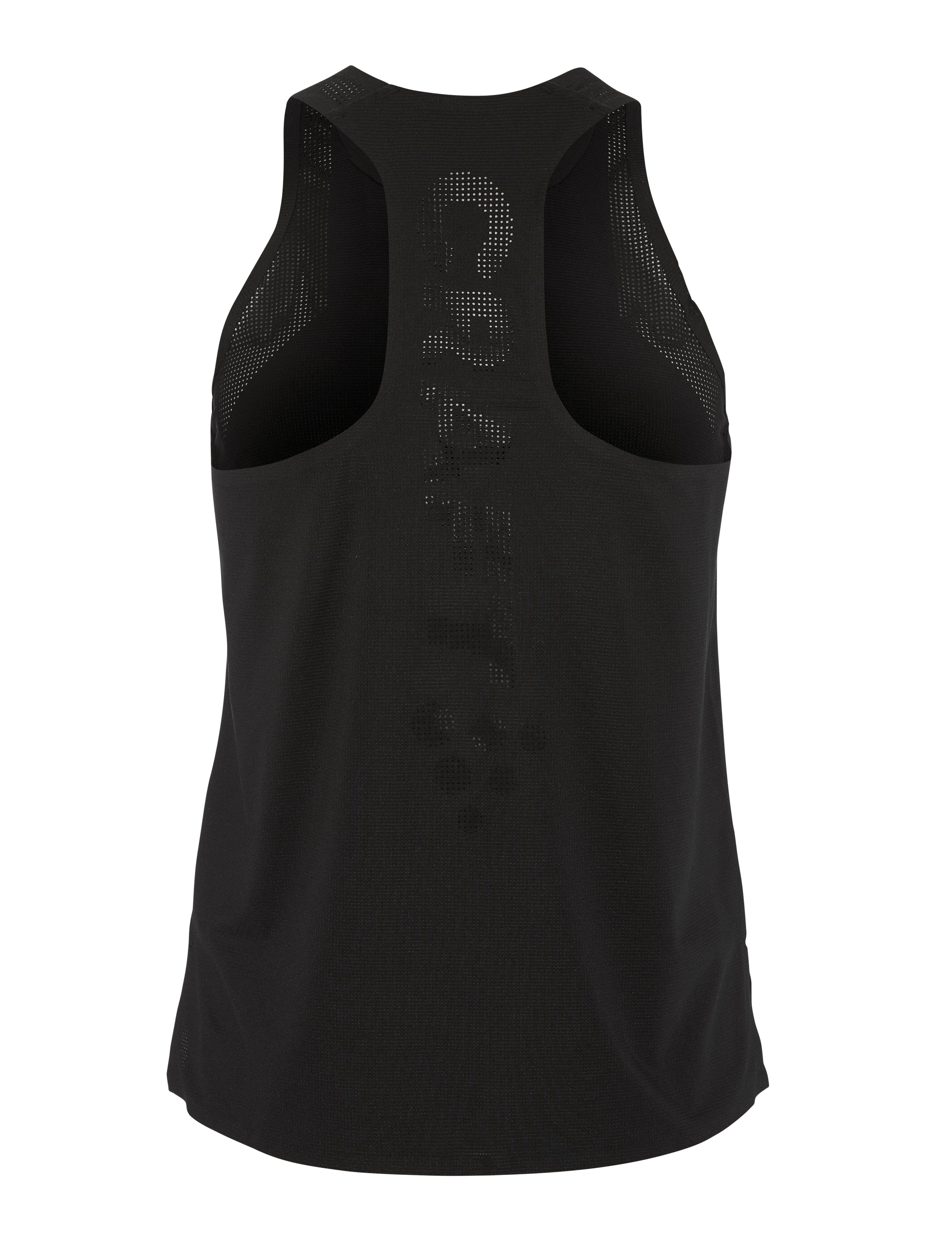 Women's Race Day Singlet 2 - Black - Image 9