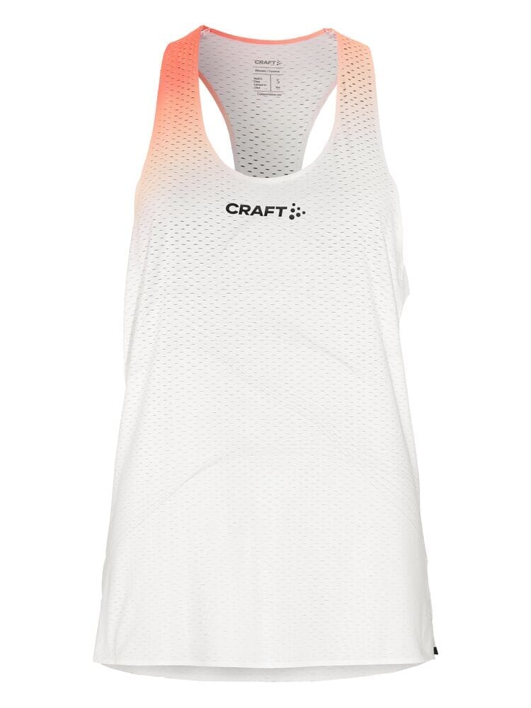 Women's Race Day Singlet - White/Multi - Image 8